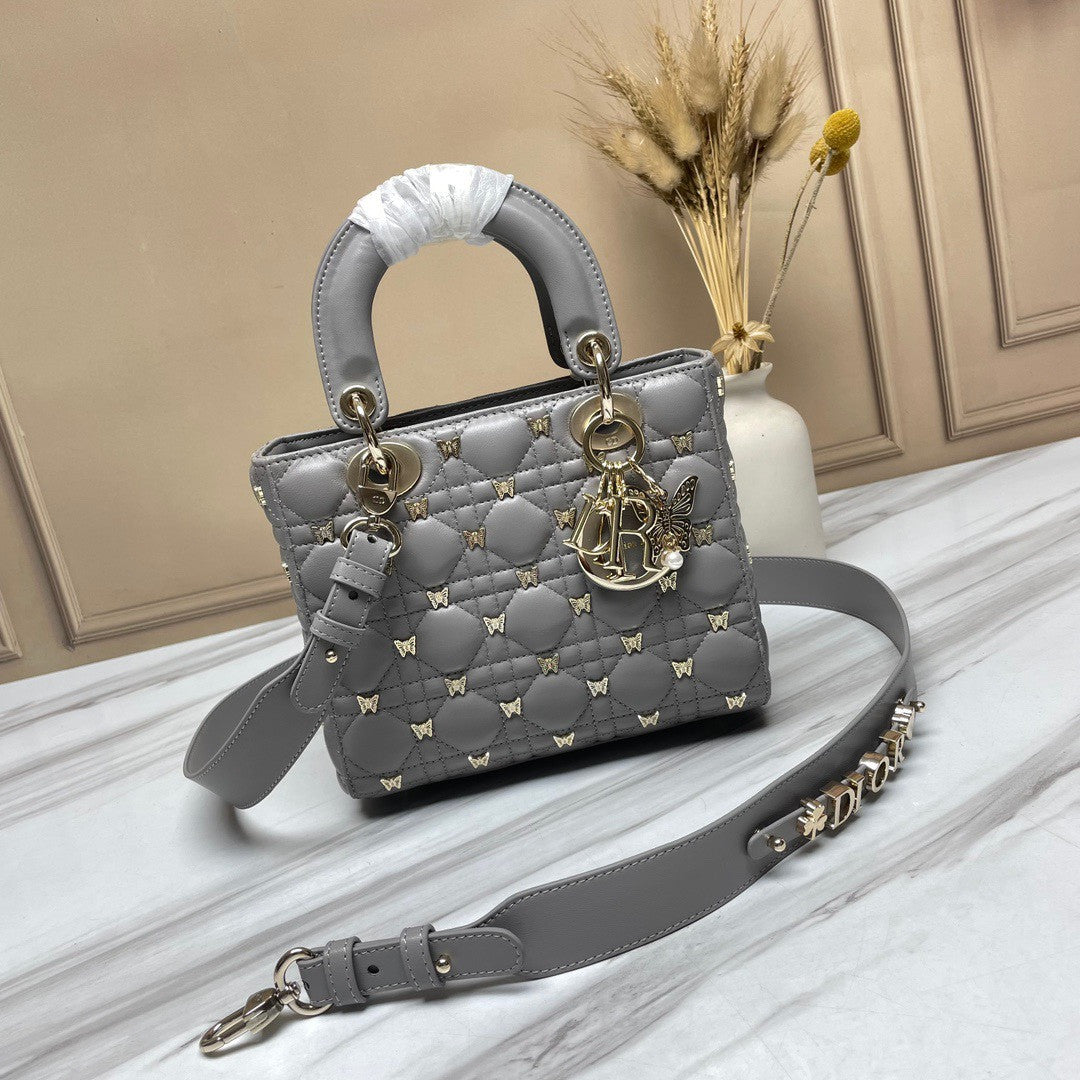 Small Dior Bag With Butterfly Cannage