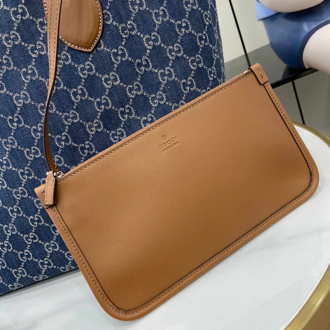 Gucci tote bag blue