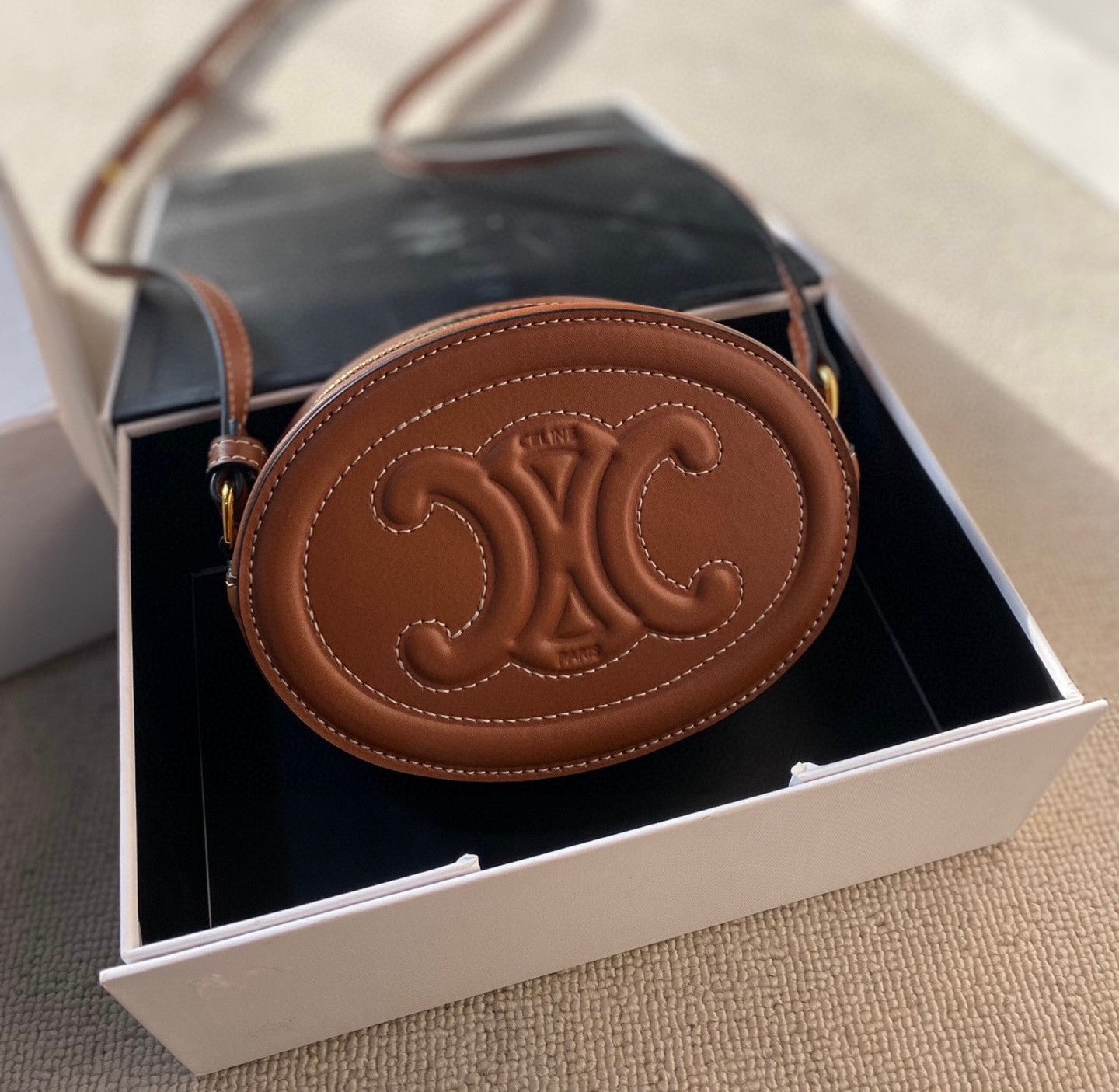 Celine Crossbody Oval Purse