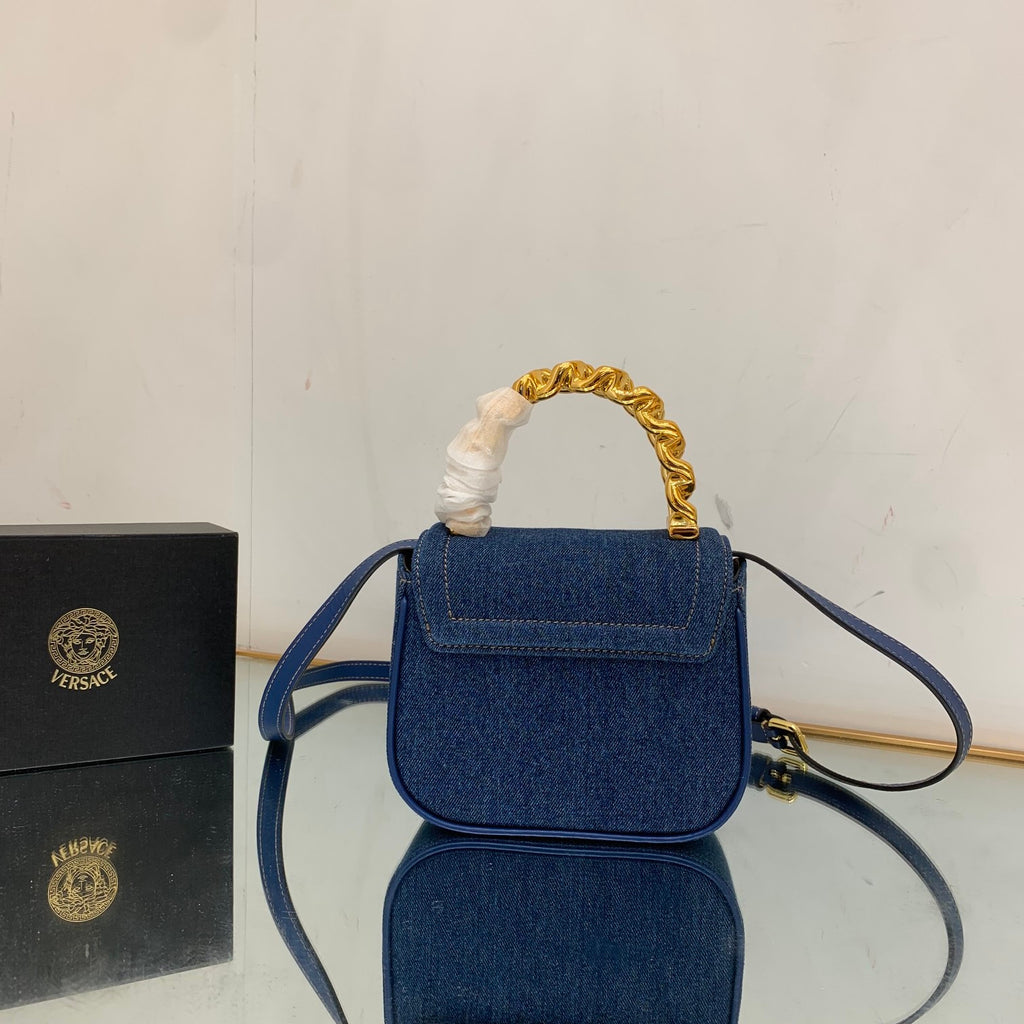 Versace denim bag