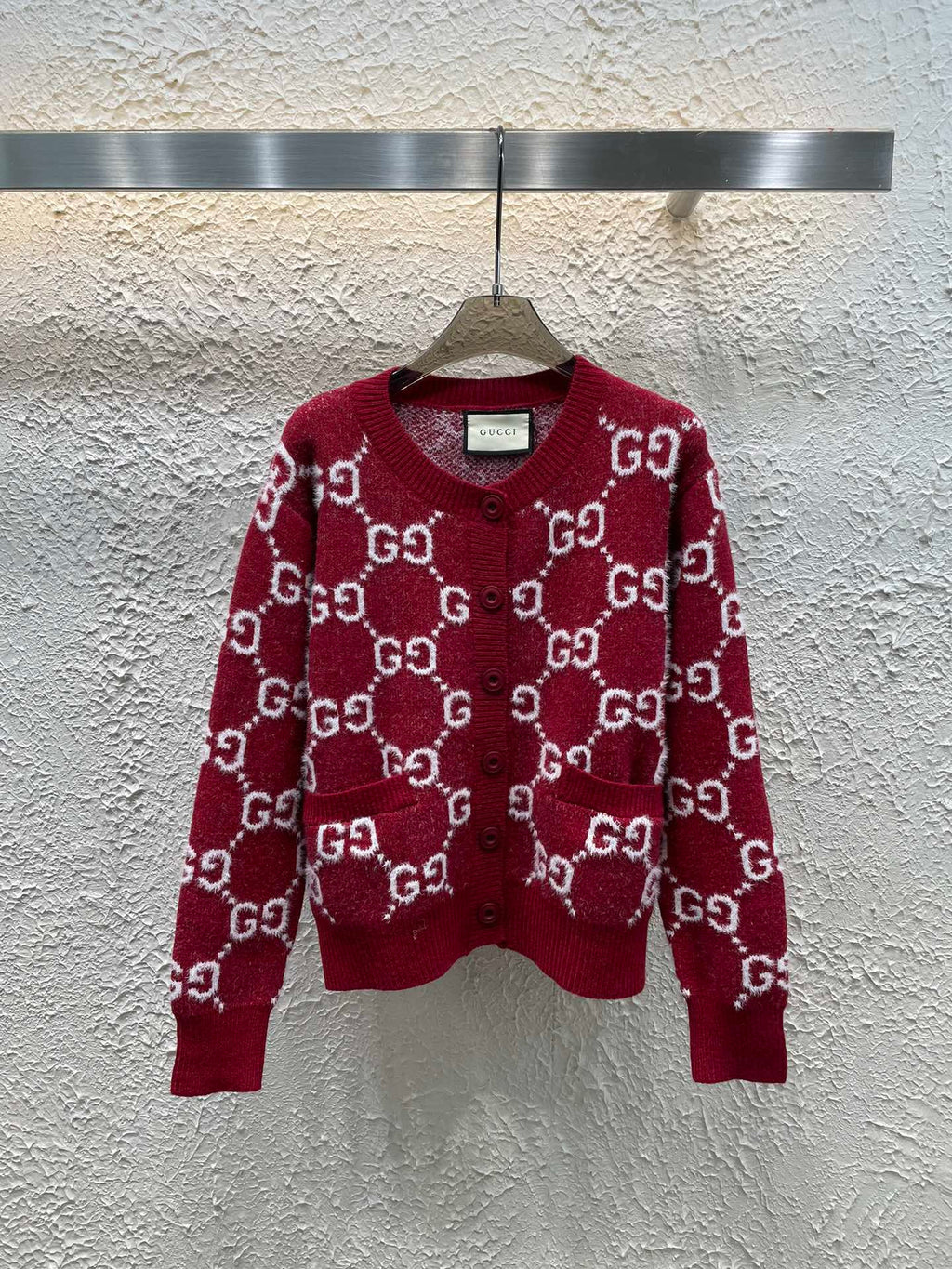 Cardigan Gucci in bordo