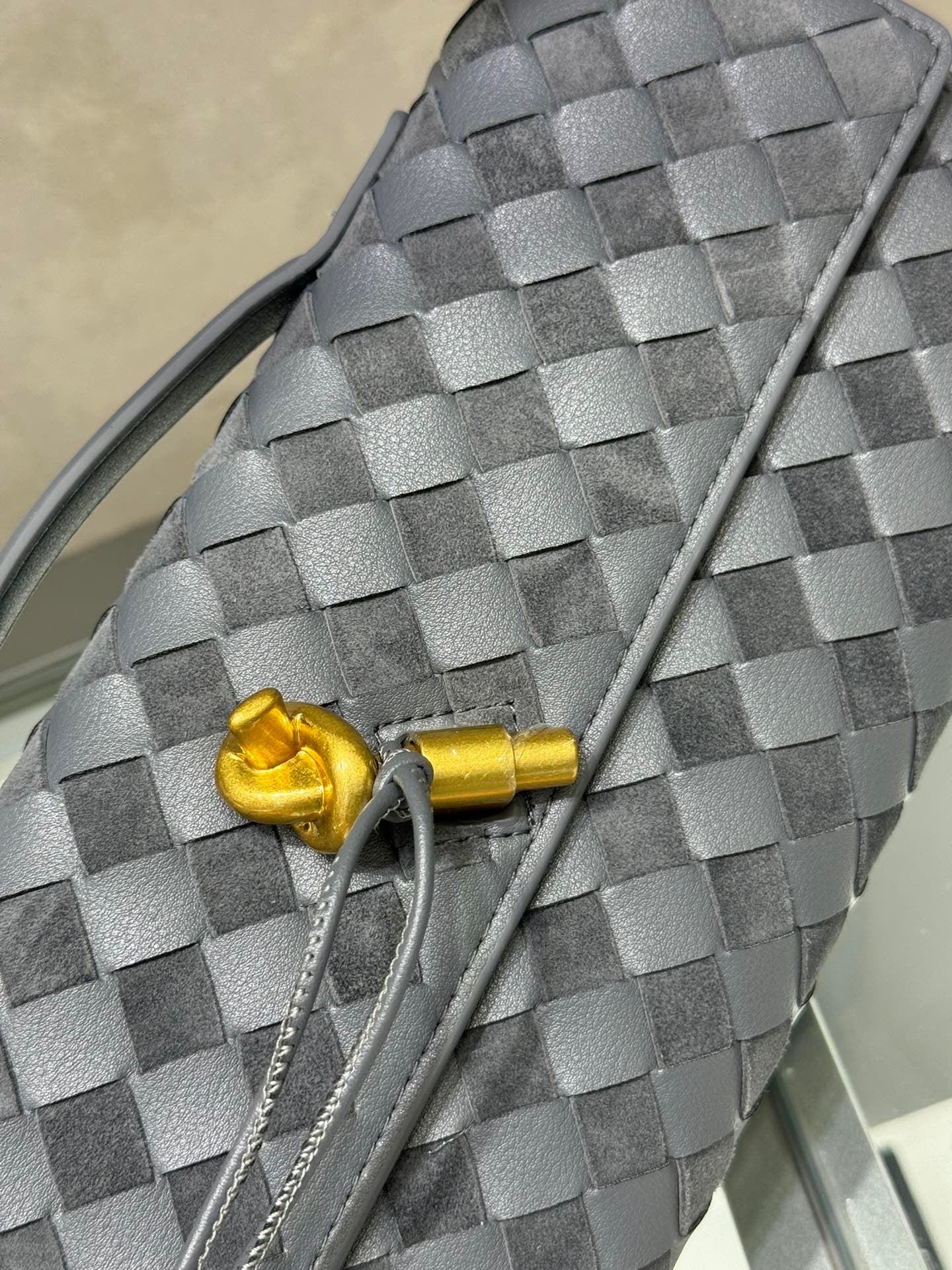 Bottega Veneta clutch grey