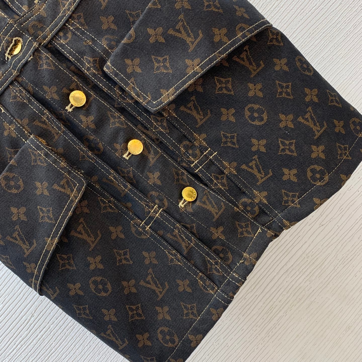 LV denim dress
