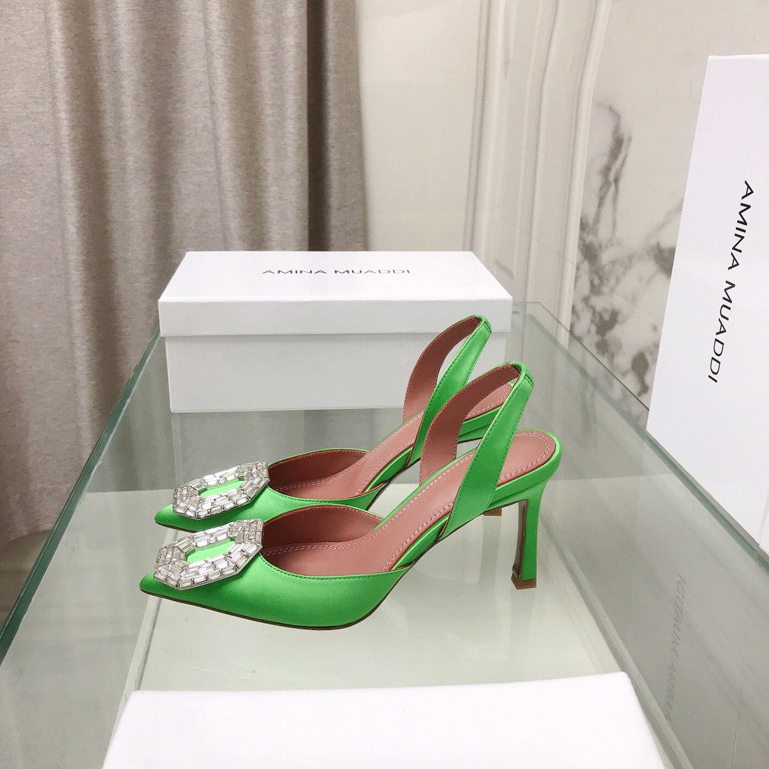 Amina Muaddi Shoes Buckles