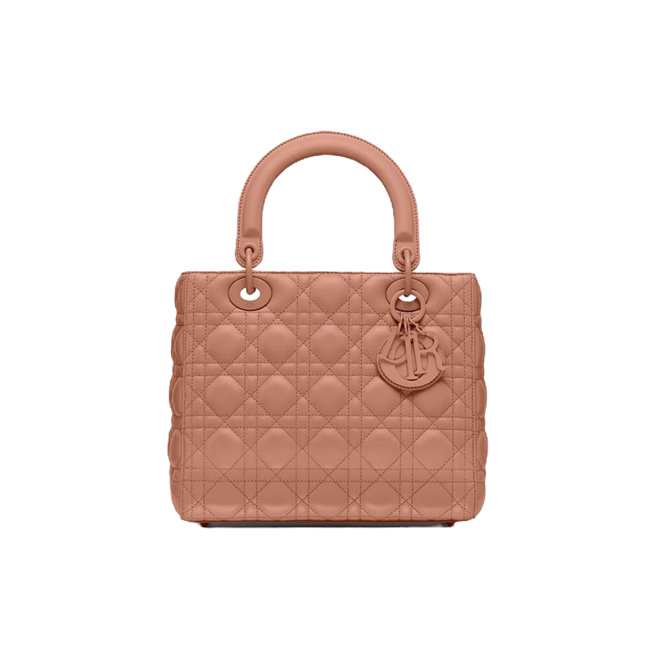 Medium Lady Dior Bag in Nude