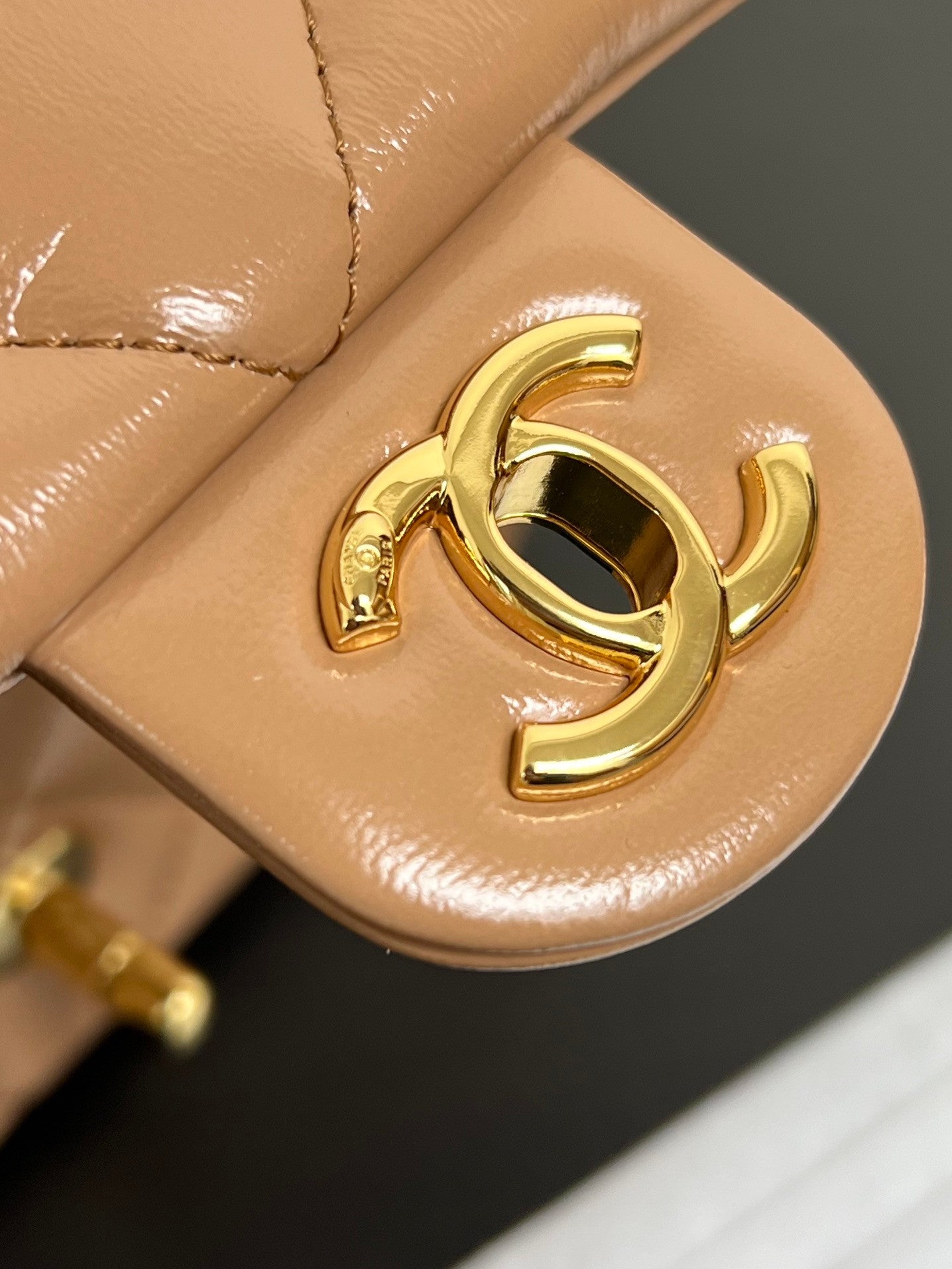 Chanel Mini Flap Bag Nude