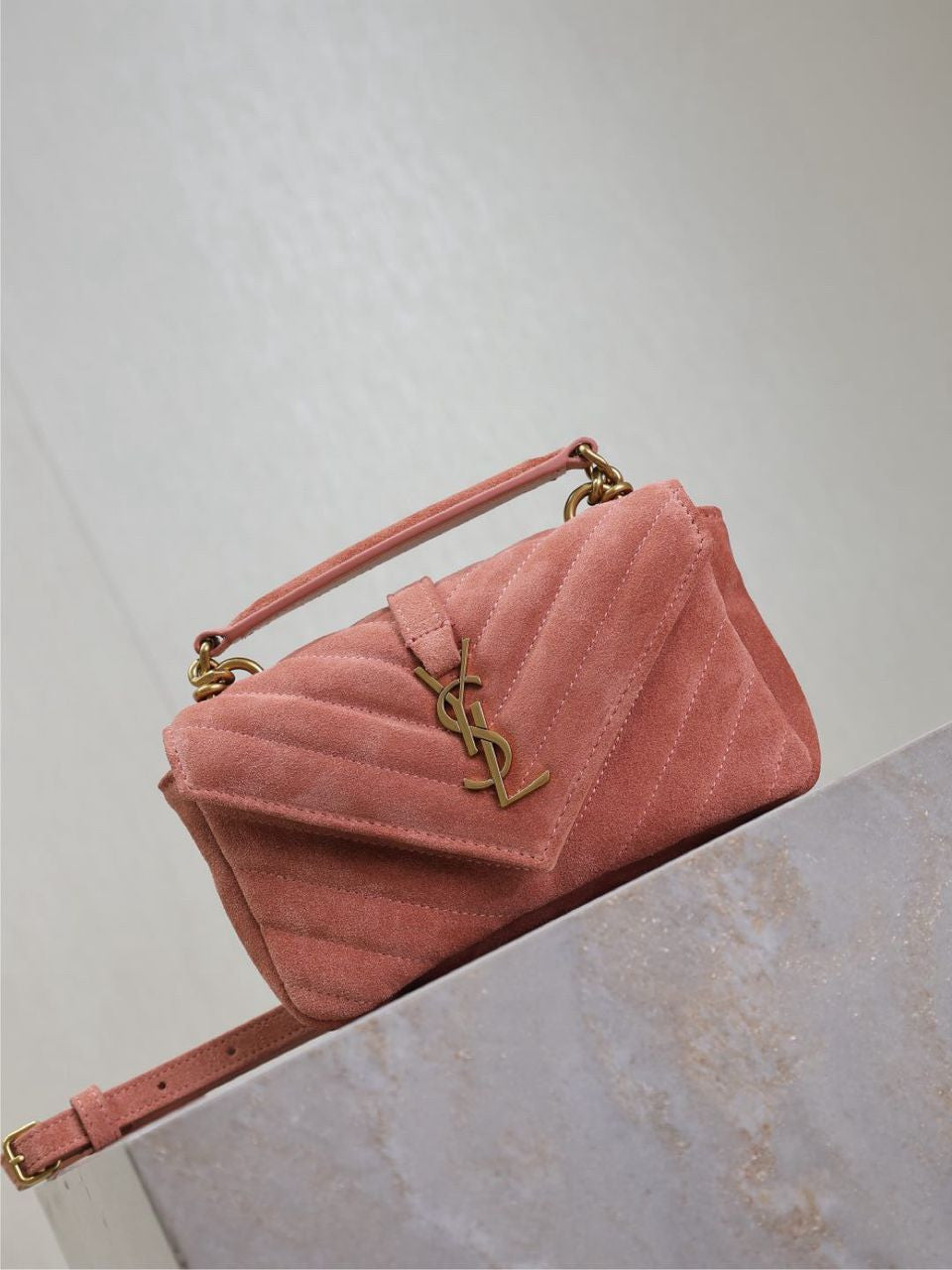 YSL Suede Purse