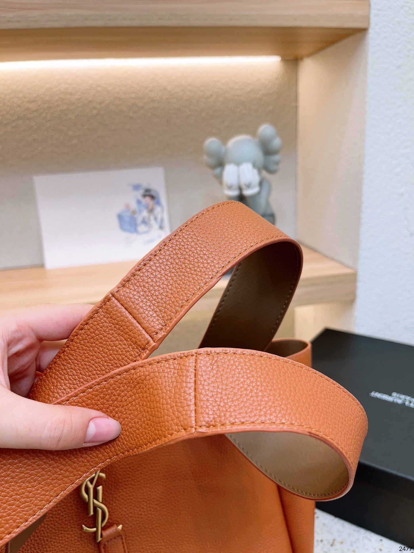 YSL Bea In Grained Leather