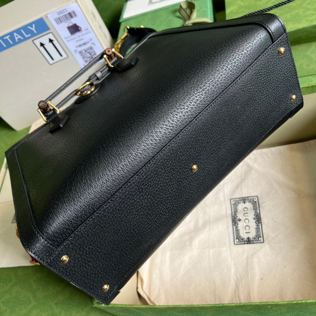 Gucci Diana Medium Tote Bag Black