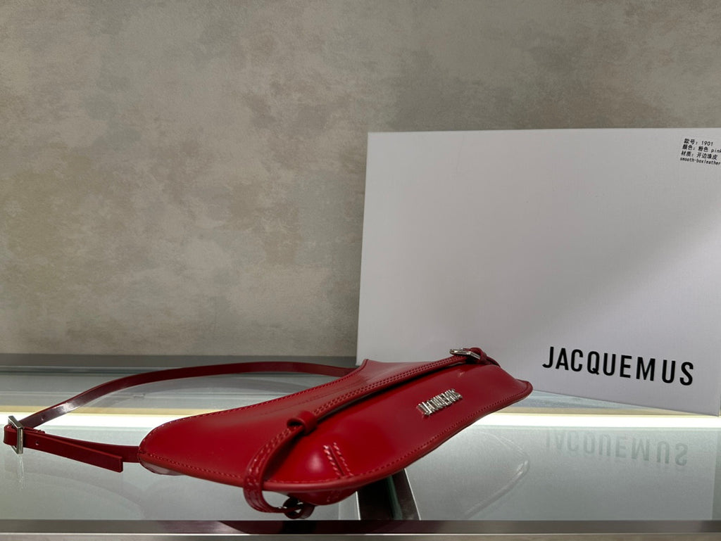 Geanta Jacquemus le chiqito burgundy