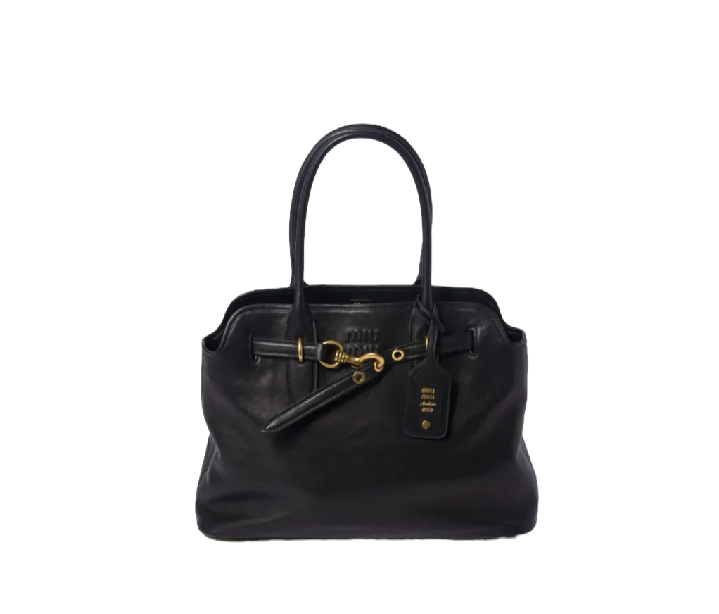 Miu Miu Aventura Black Nappa Bag