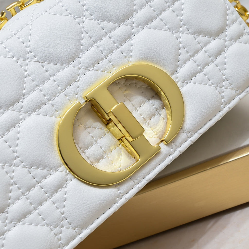 Dior Caro Bag In White