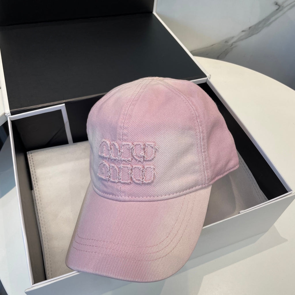 Miu Miu cap pink