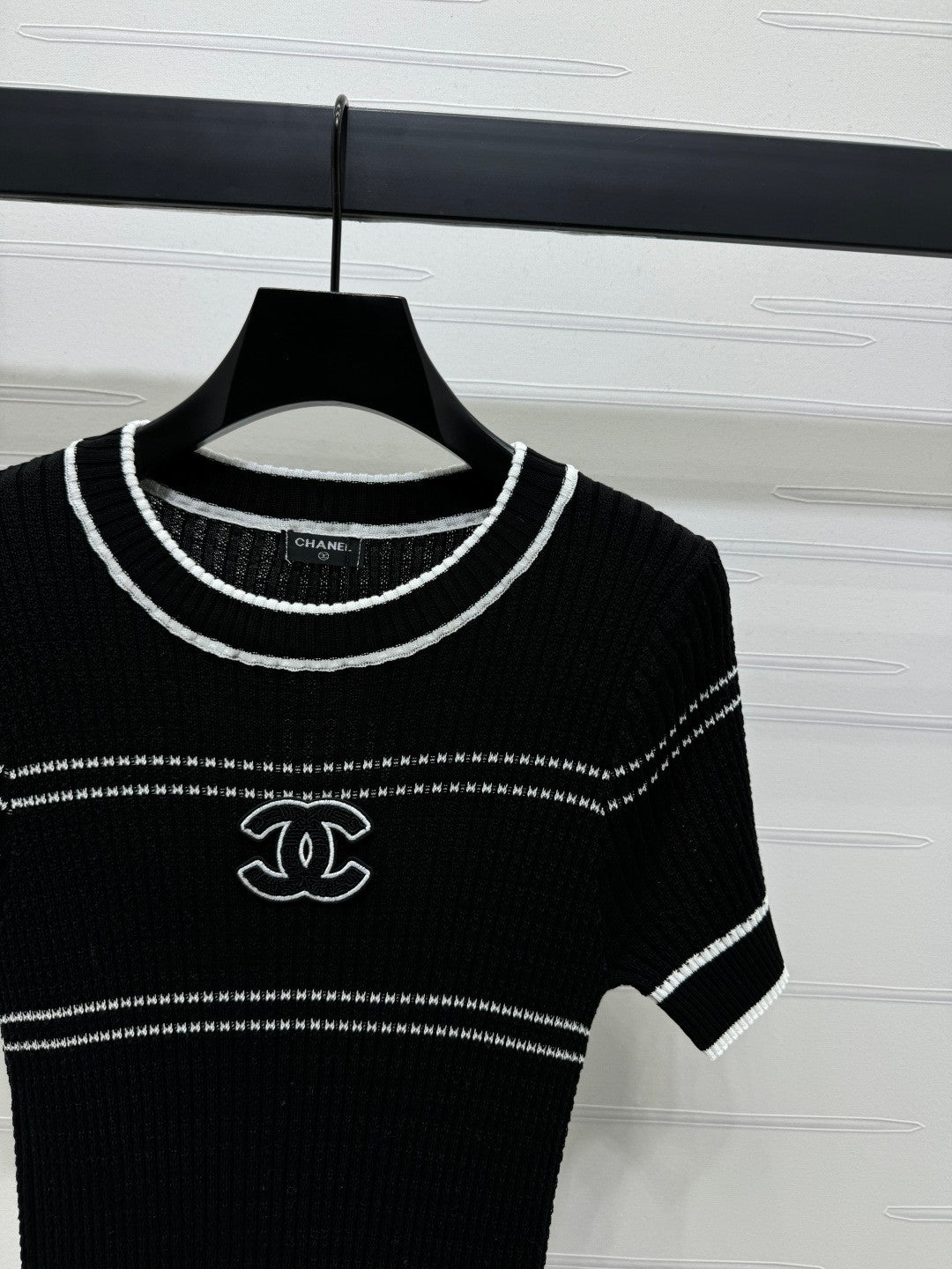 Chanel black blouse