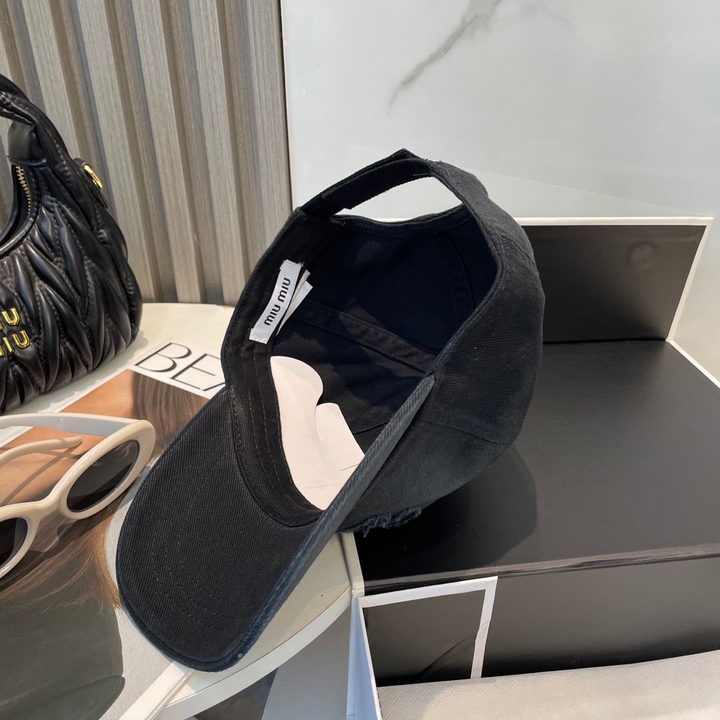Miu Miu black cap