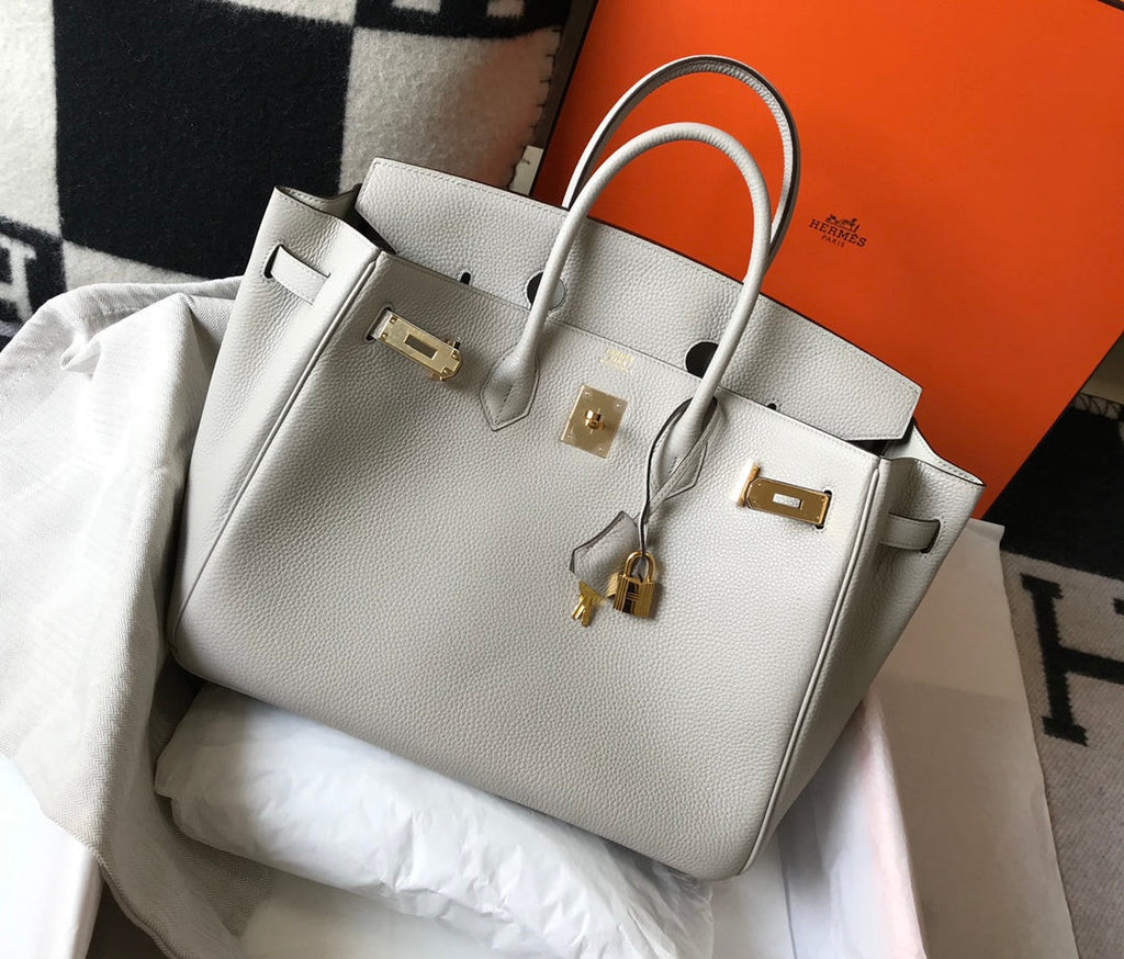 Hermes Birkin din piele Beton Clemence