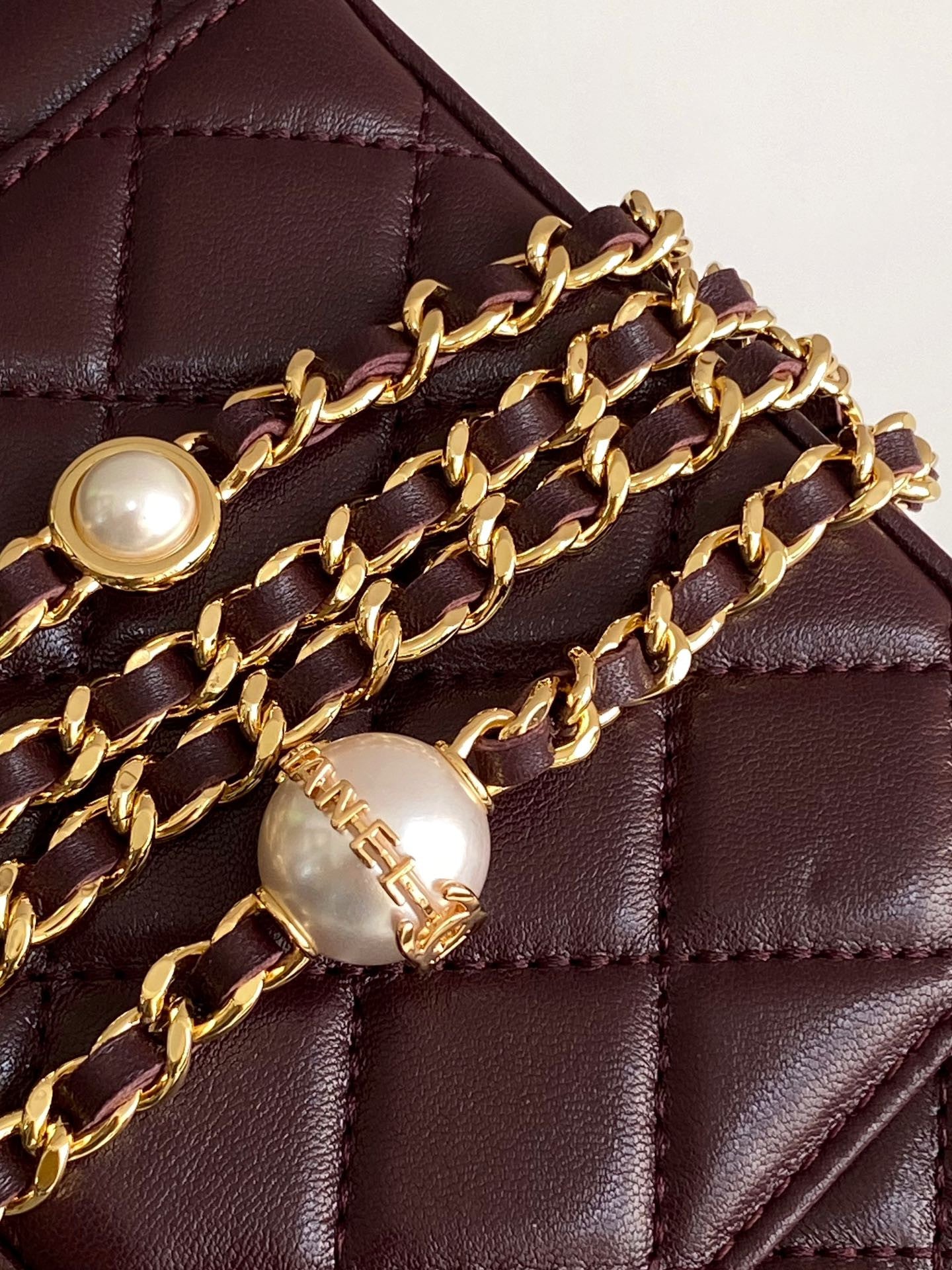 Chanel 24k Handbag Leather Purse