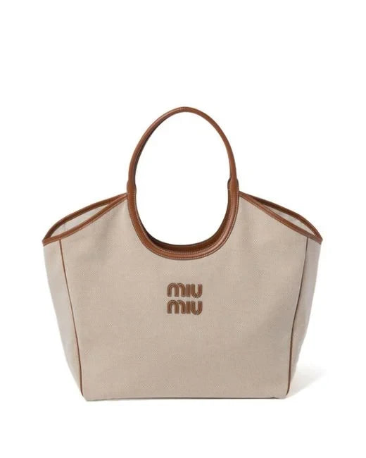 Miu Miu Tote Bag In Natural