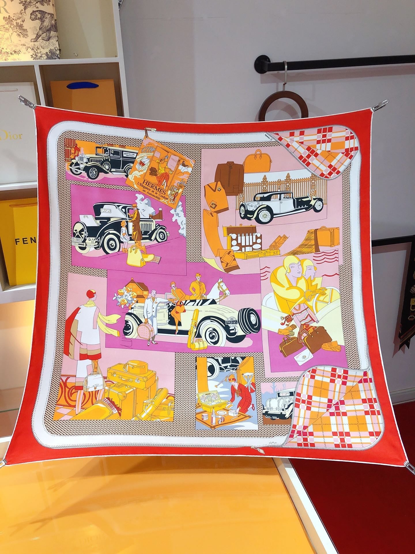 Hermes scarf silk