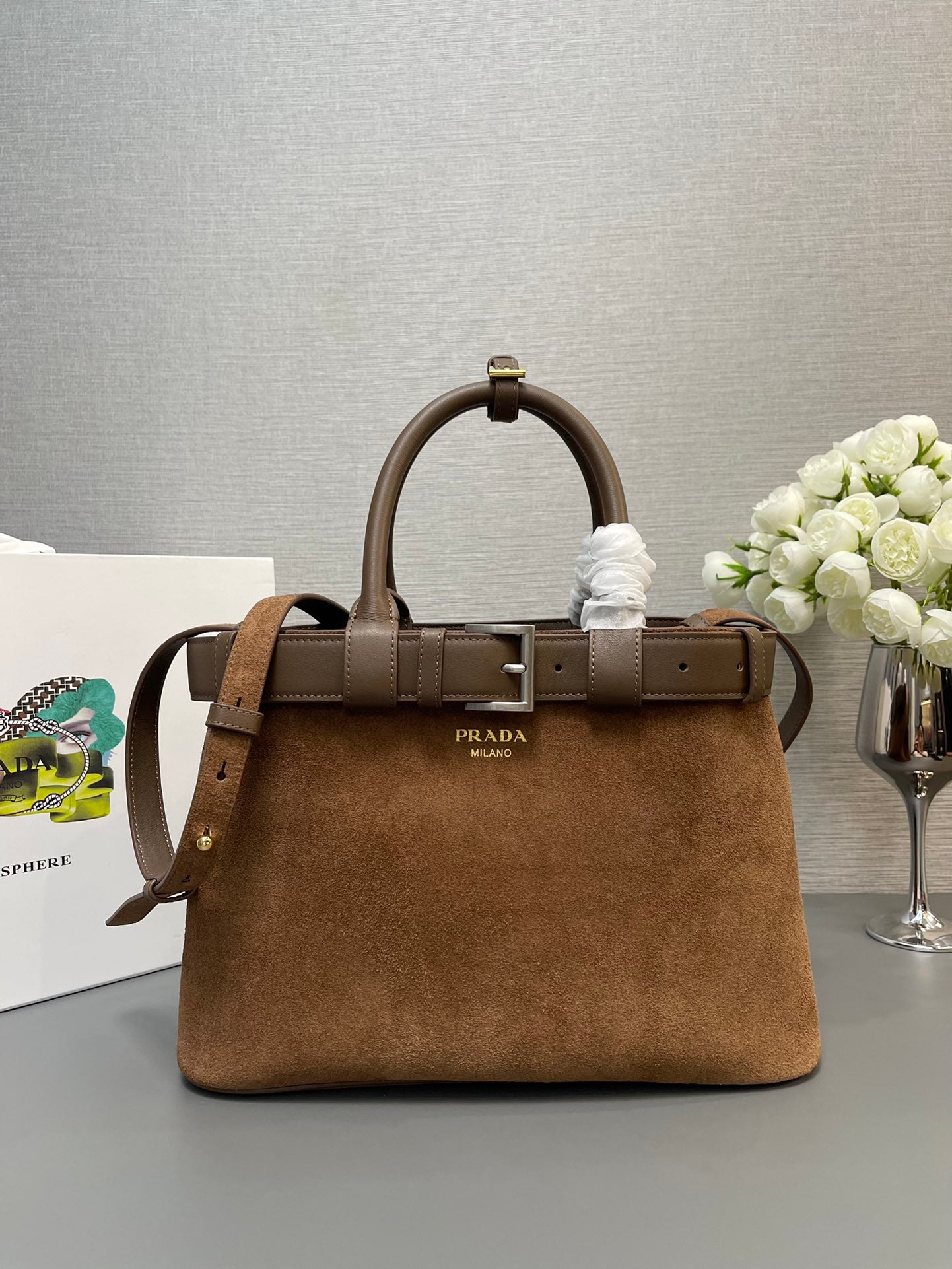 Prada Buckle Handbag