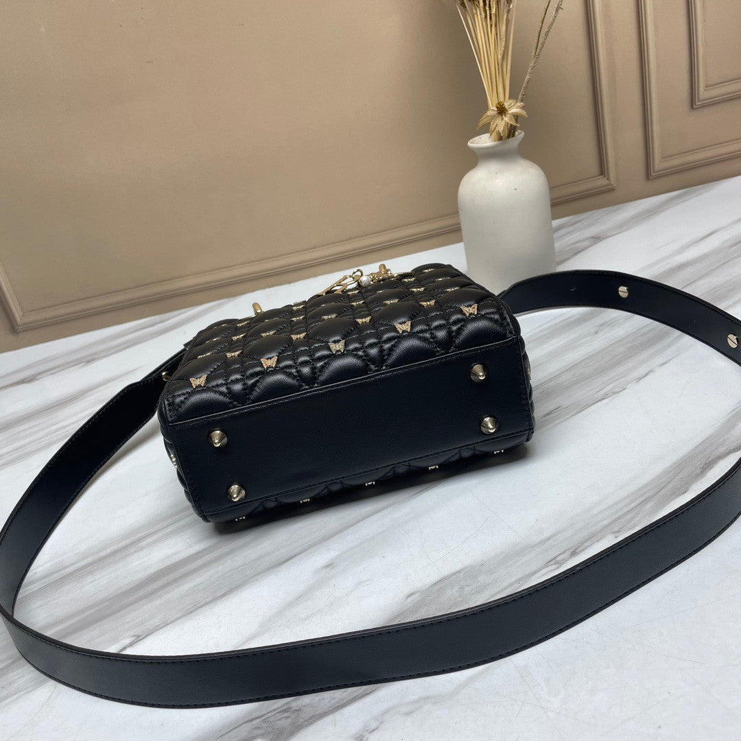 Small Dior Bag With Butterfly Cannage