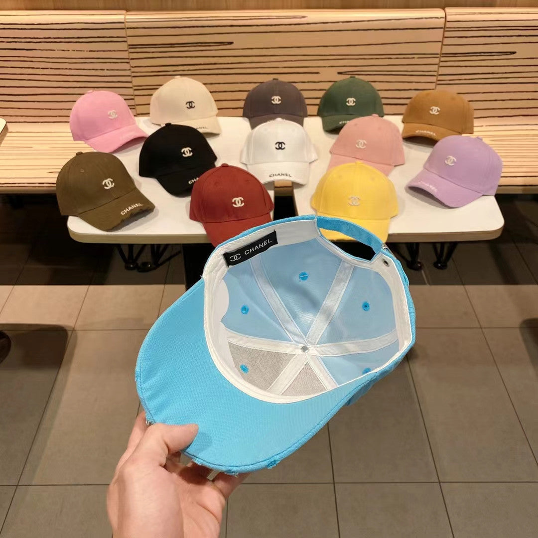 Chanel cap blue