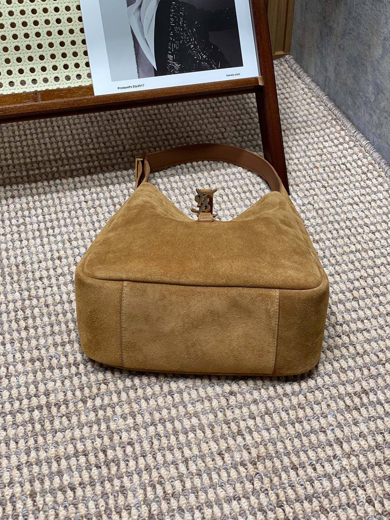 YSL Supple small in suede