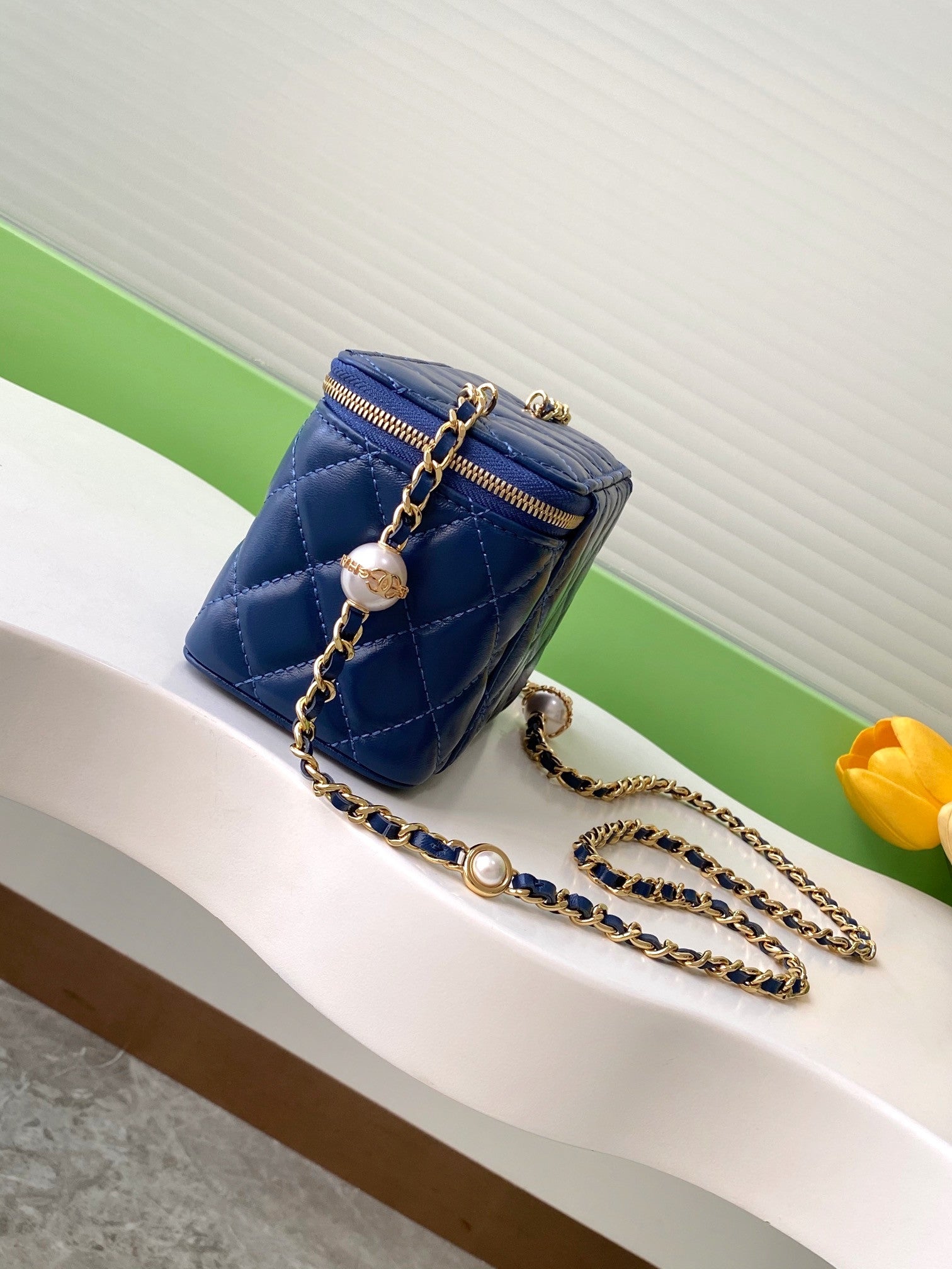 Chanel Vanity Bag in Blue