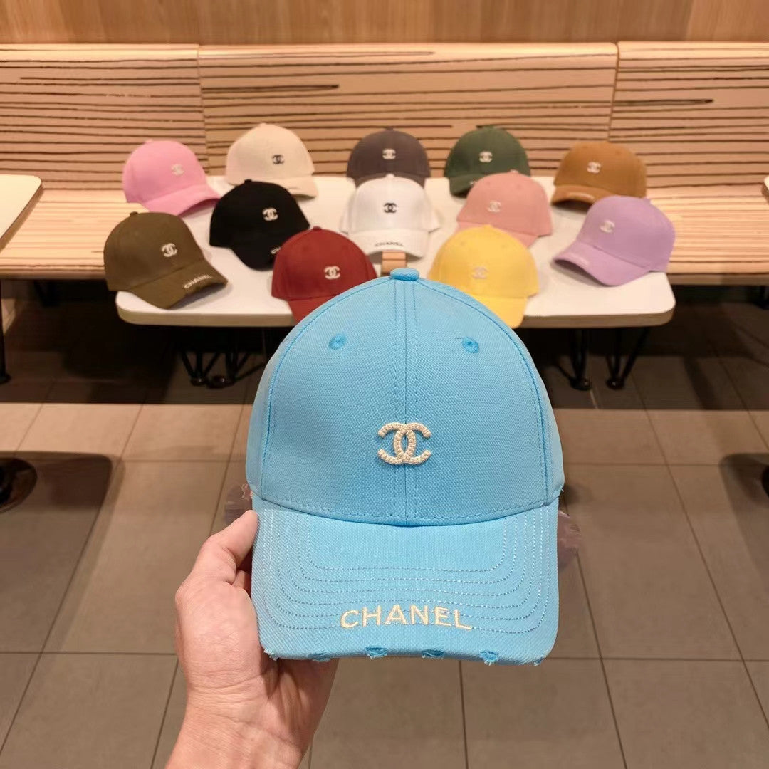 Chanel cap blue