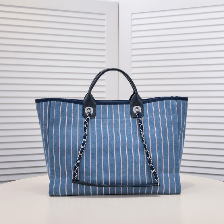 CC Denim Tote Bag