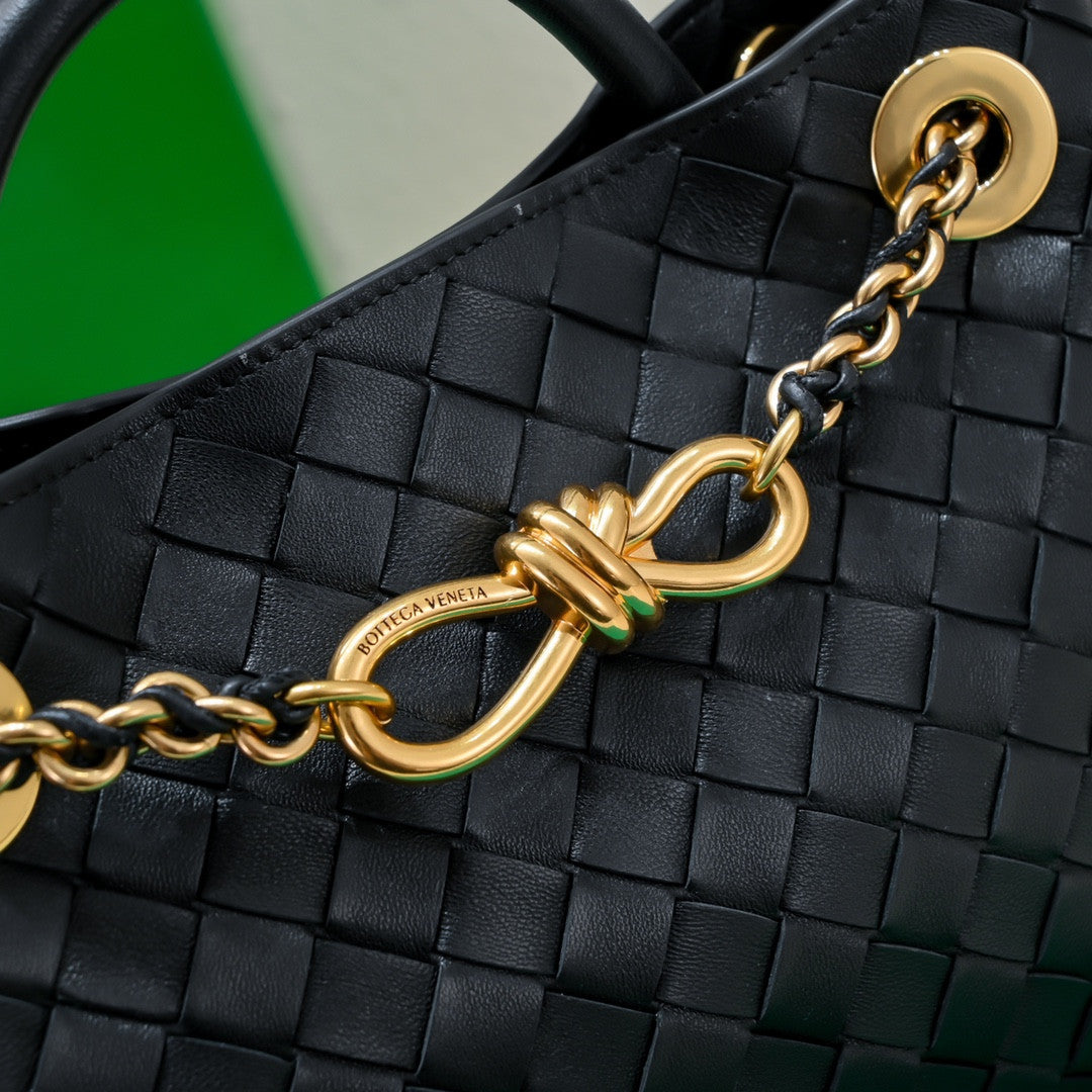 Bottega Venetta black bag