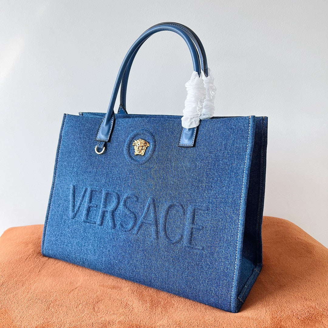 Versace tote bag denim