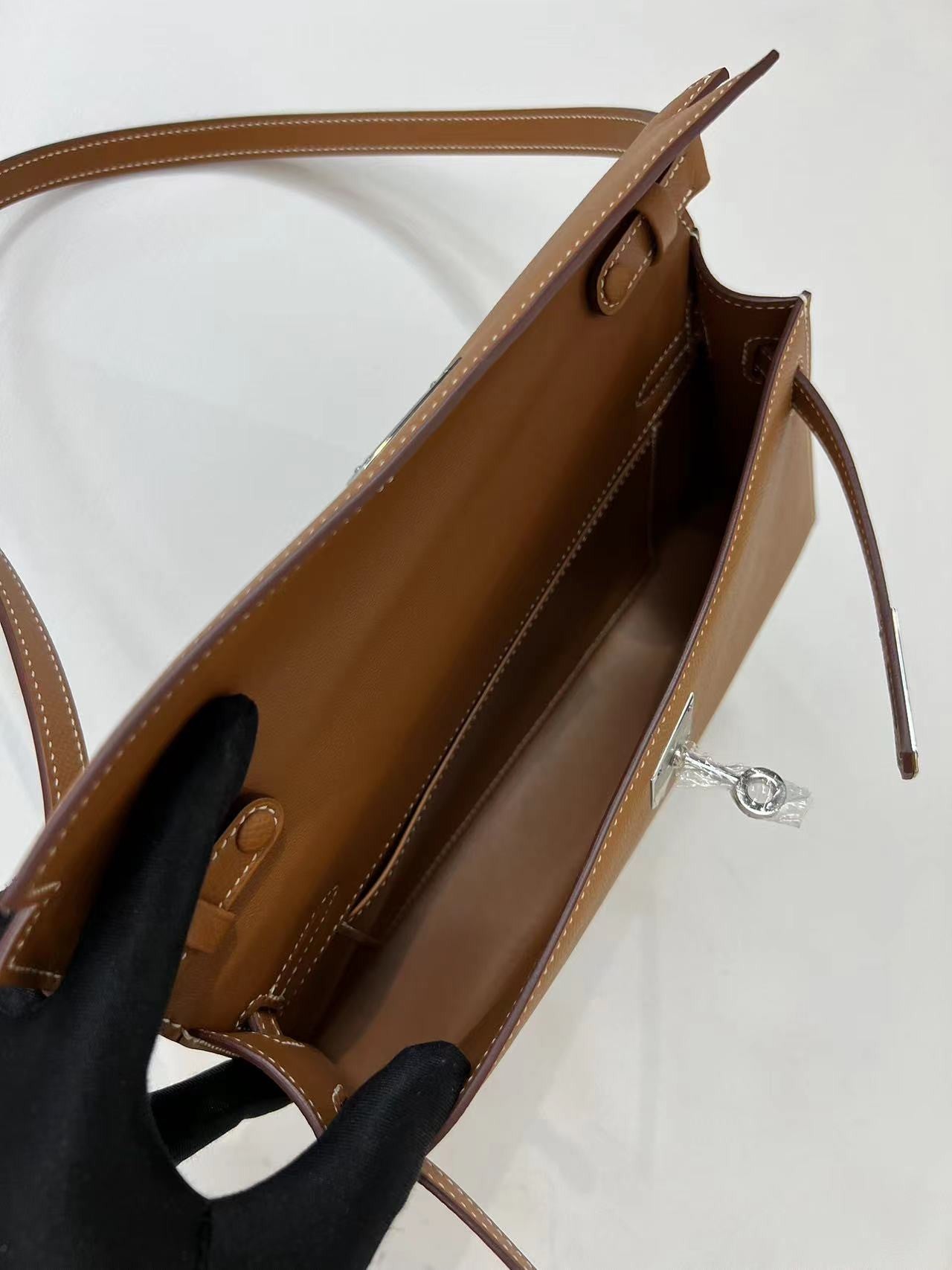 Hermes Kelly Elan Brown 28
