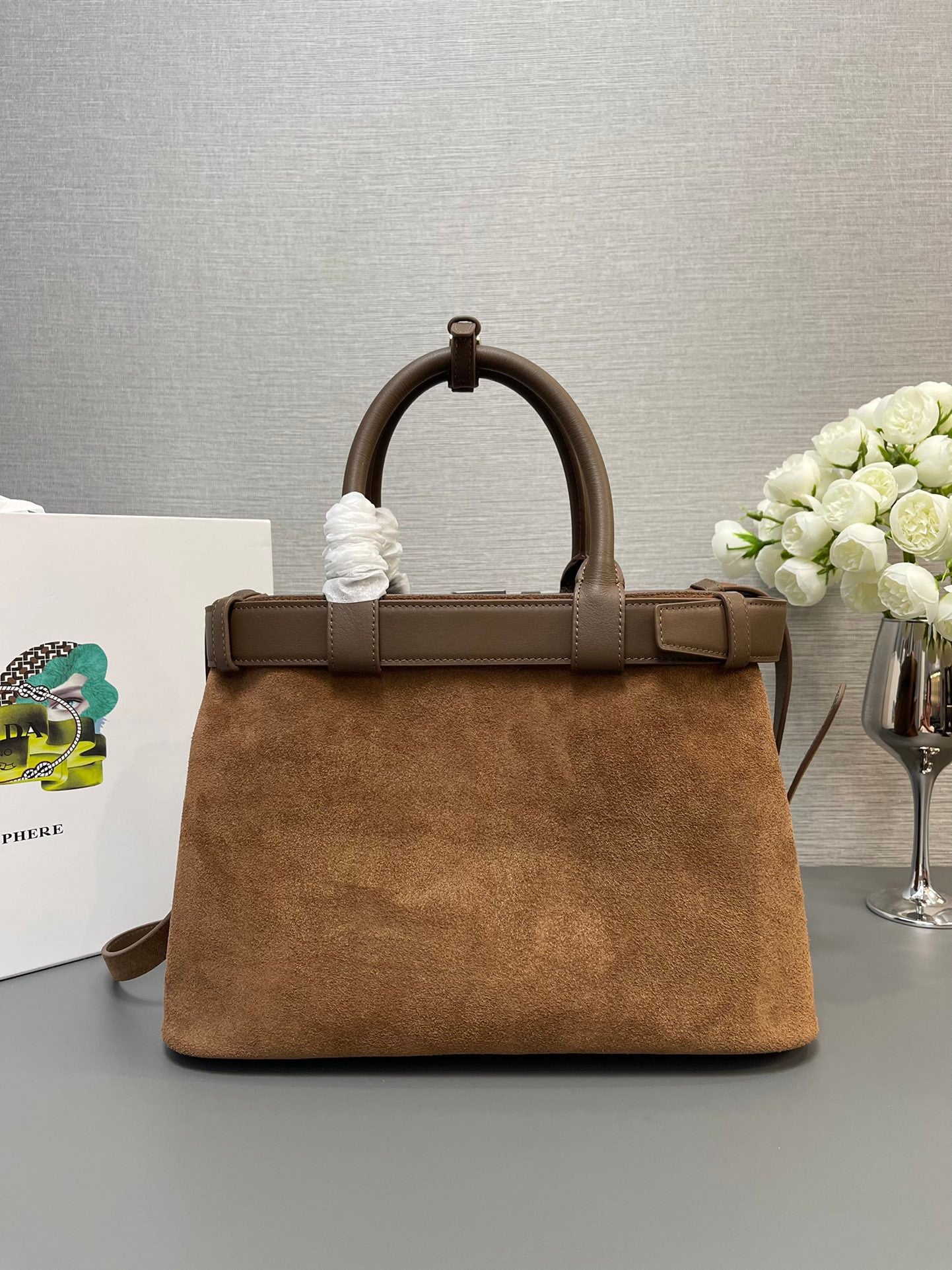 Prada Buckle Handbag