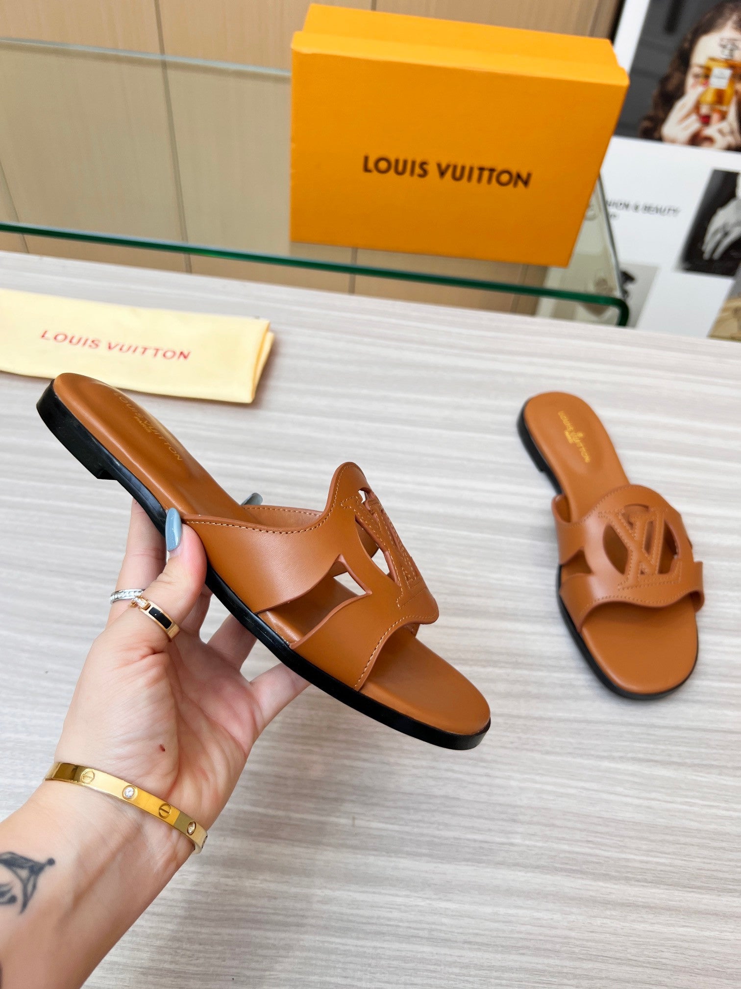 Louis Vuitton slides