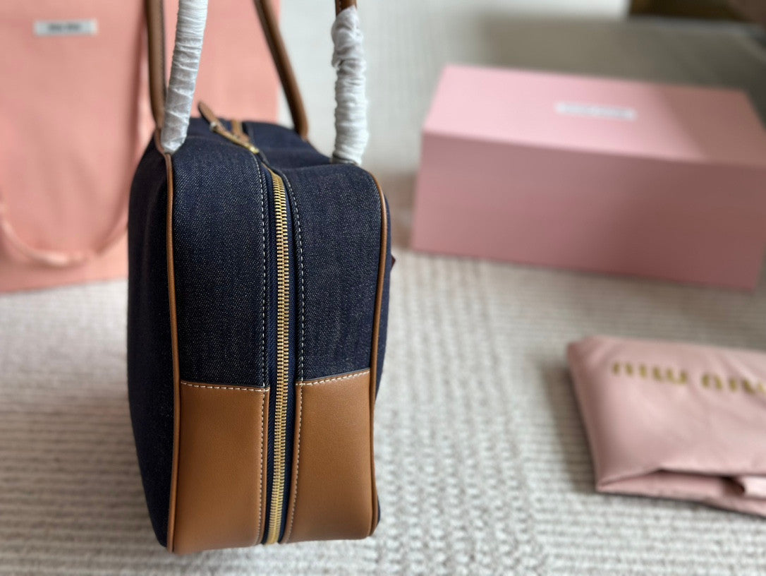 Miu Miu Beau Bag In Denim