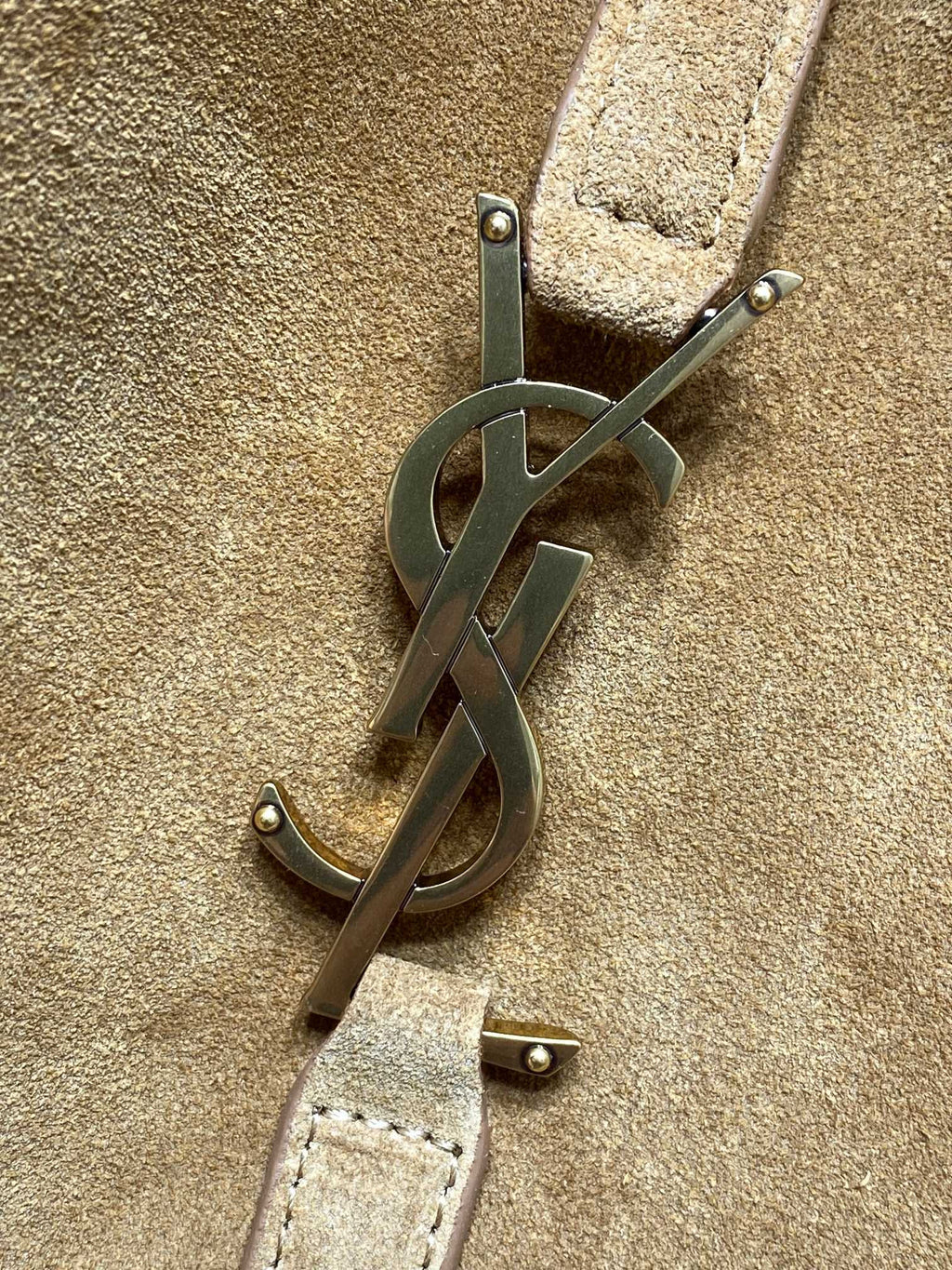 YSL Supple small in suede