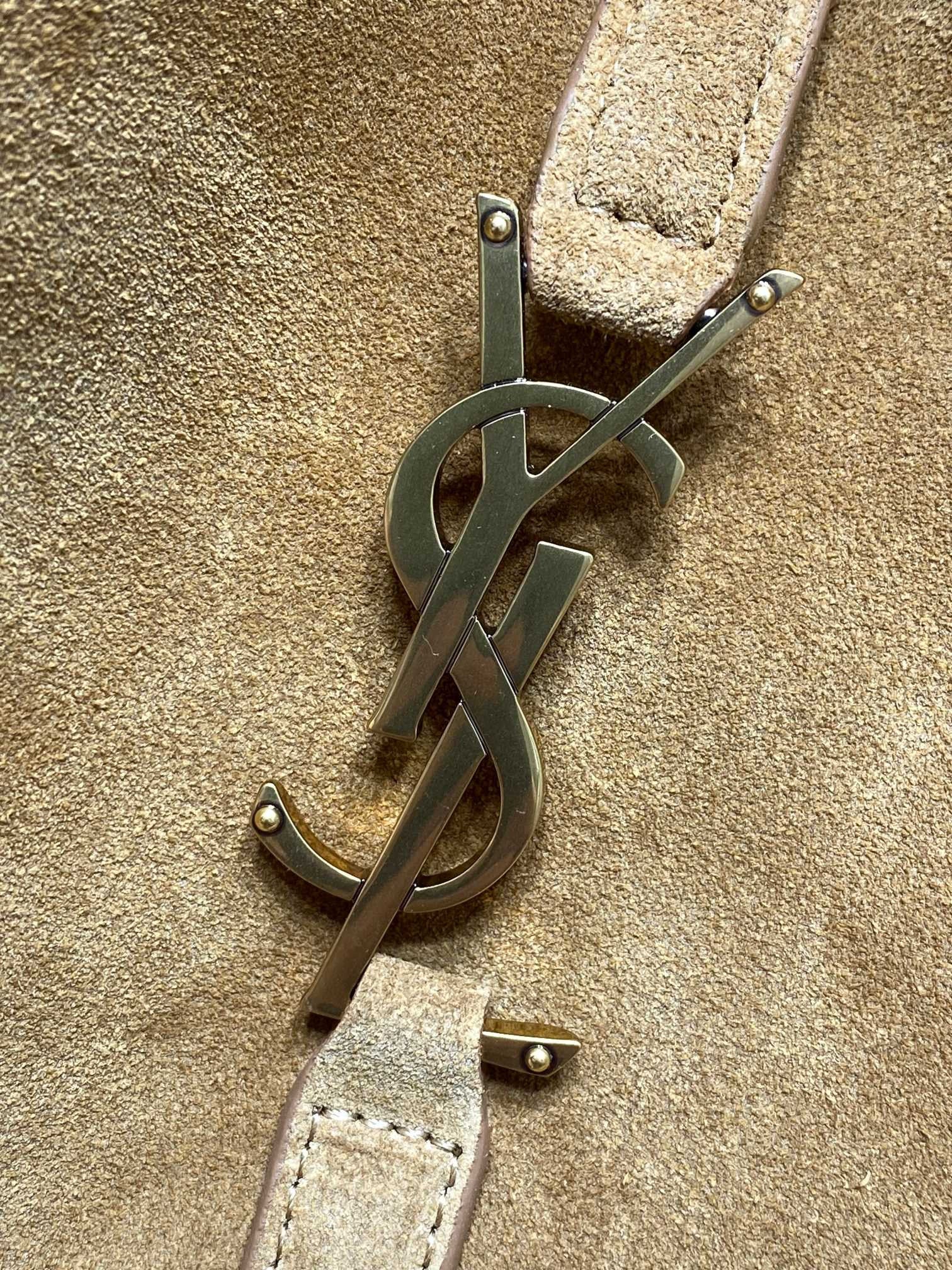 YSL Supple small in suede