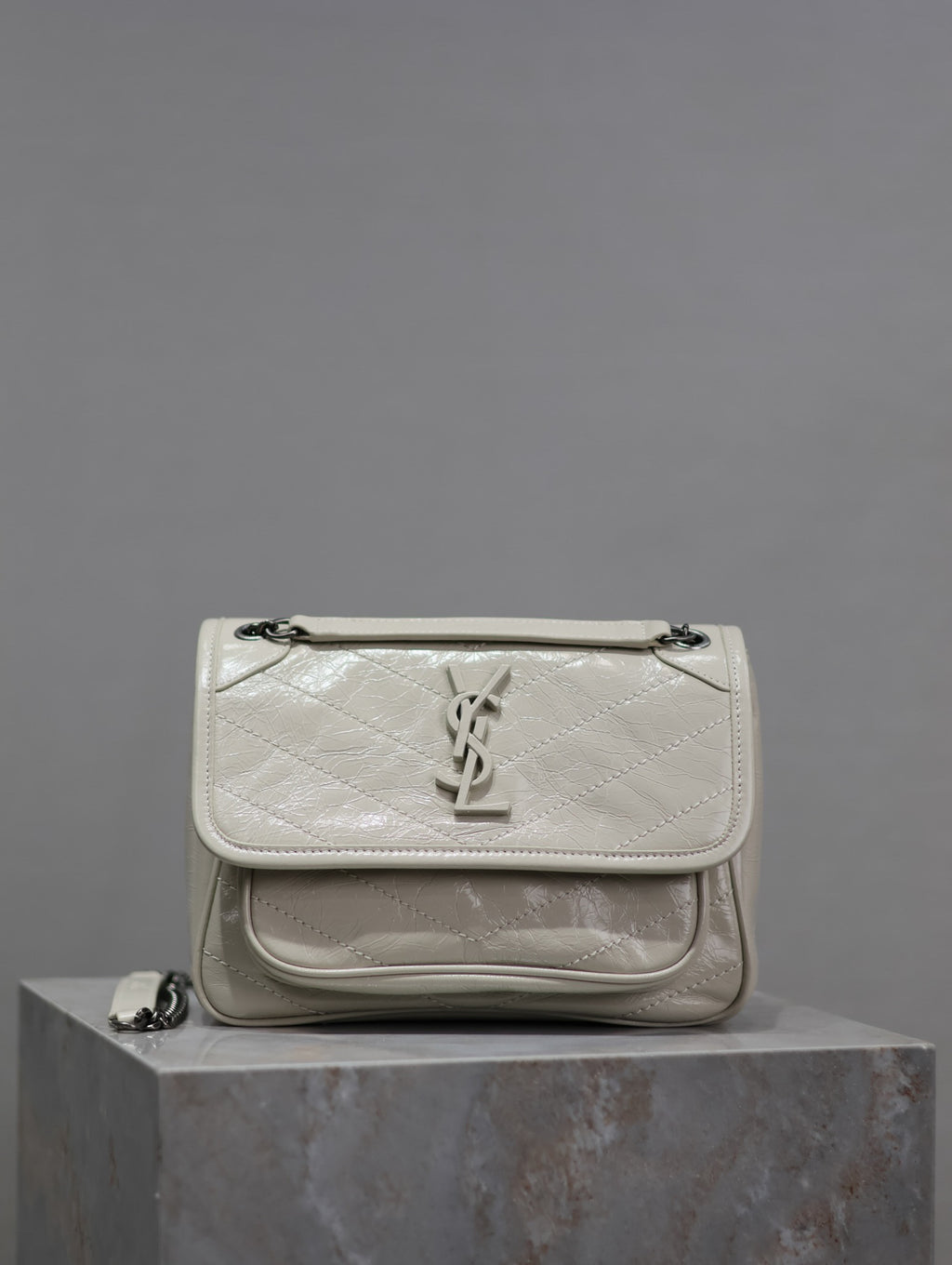 Saint Laurent  Niki Bag in White