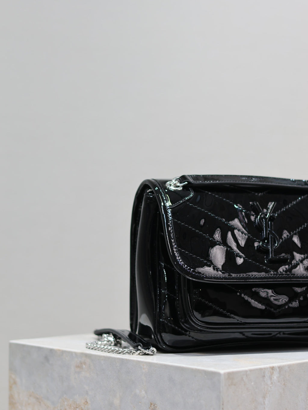 YSL Nikki Bag Shiny Leather