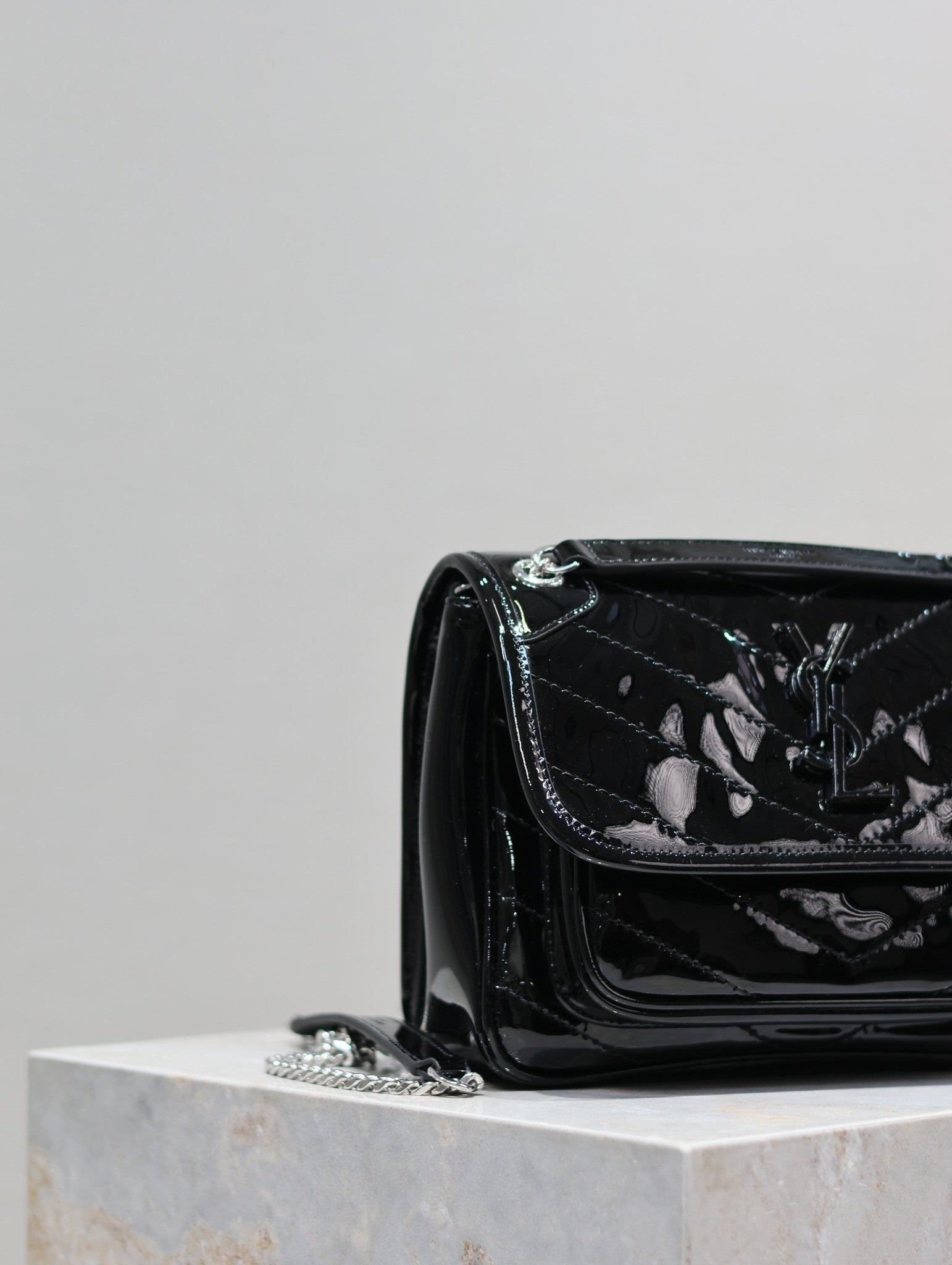 YSL Nikki Bag Shiny Leather