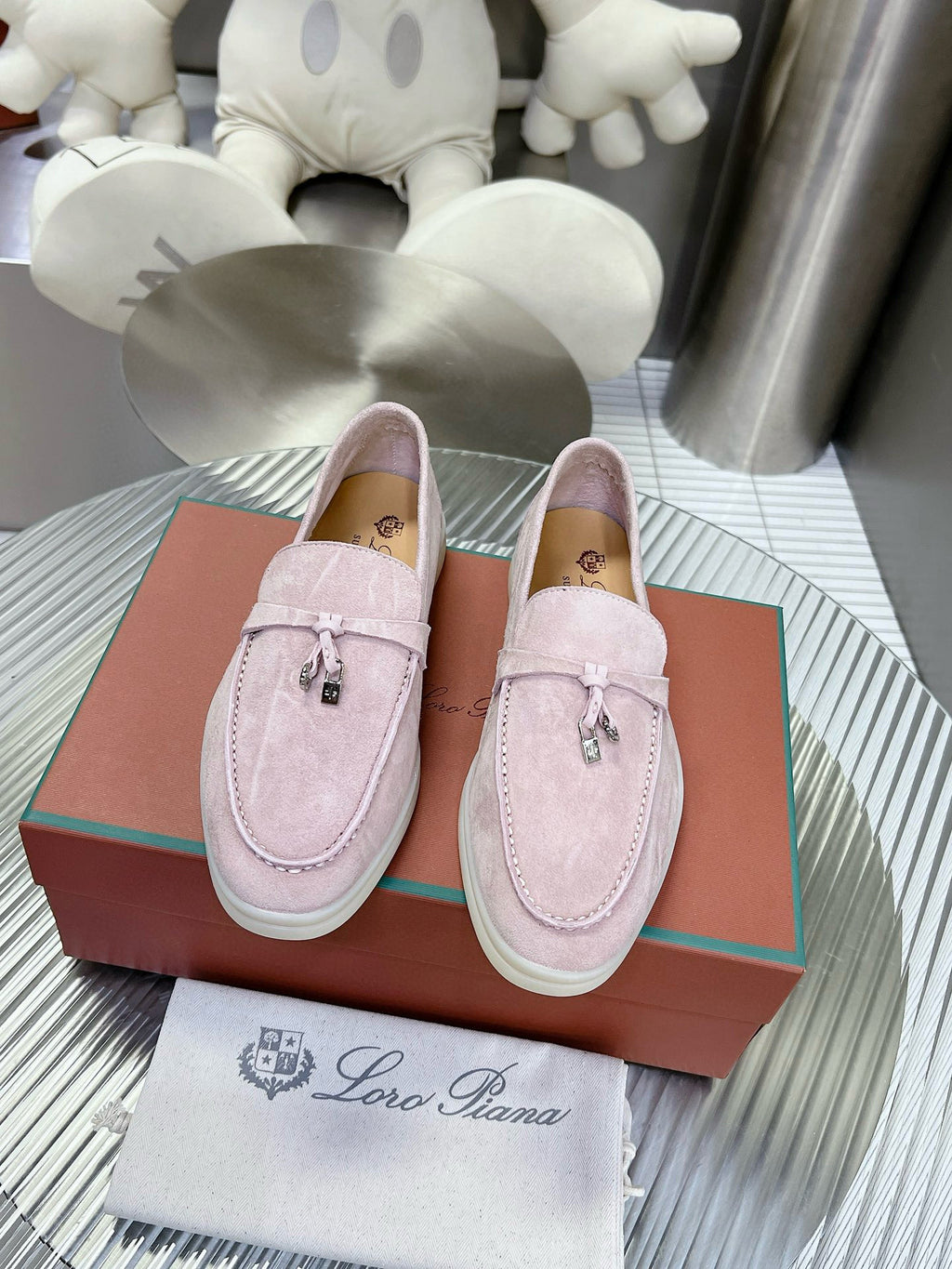 Loro Piana shoes pink