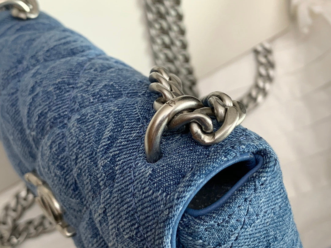 Chanel Mini Square Sweetheart Denim