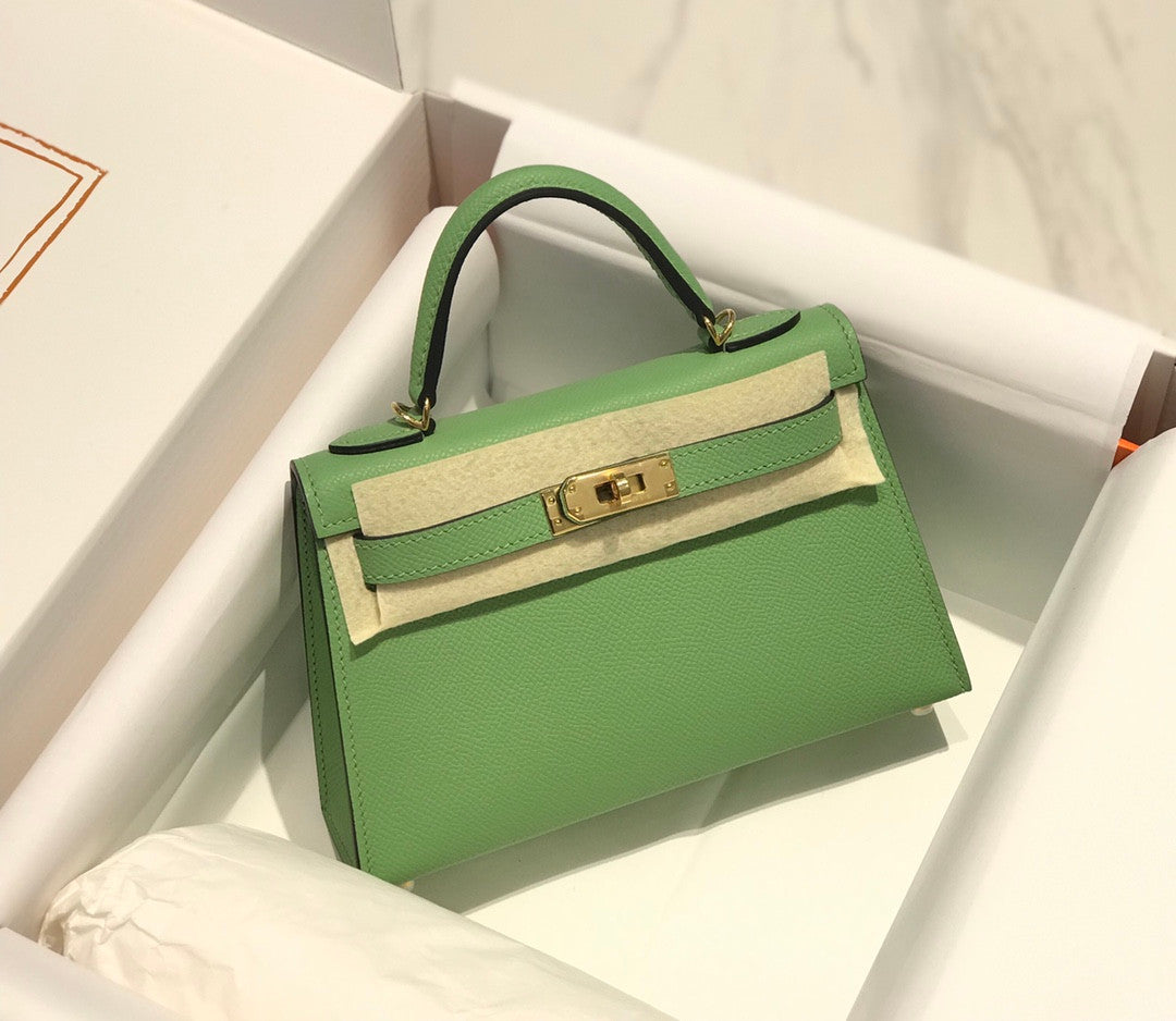 Hermes Mini Kelly In Green