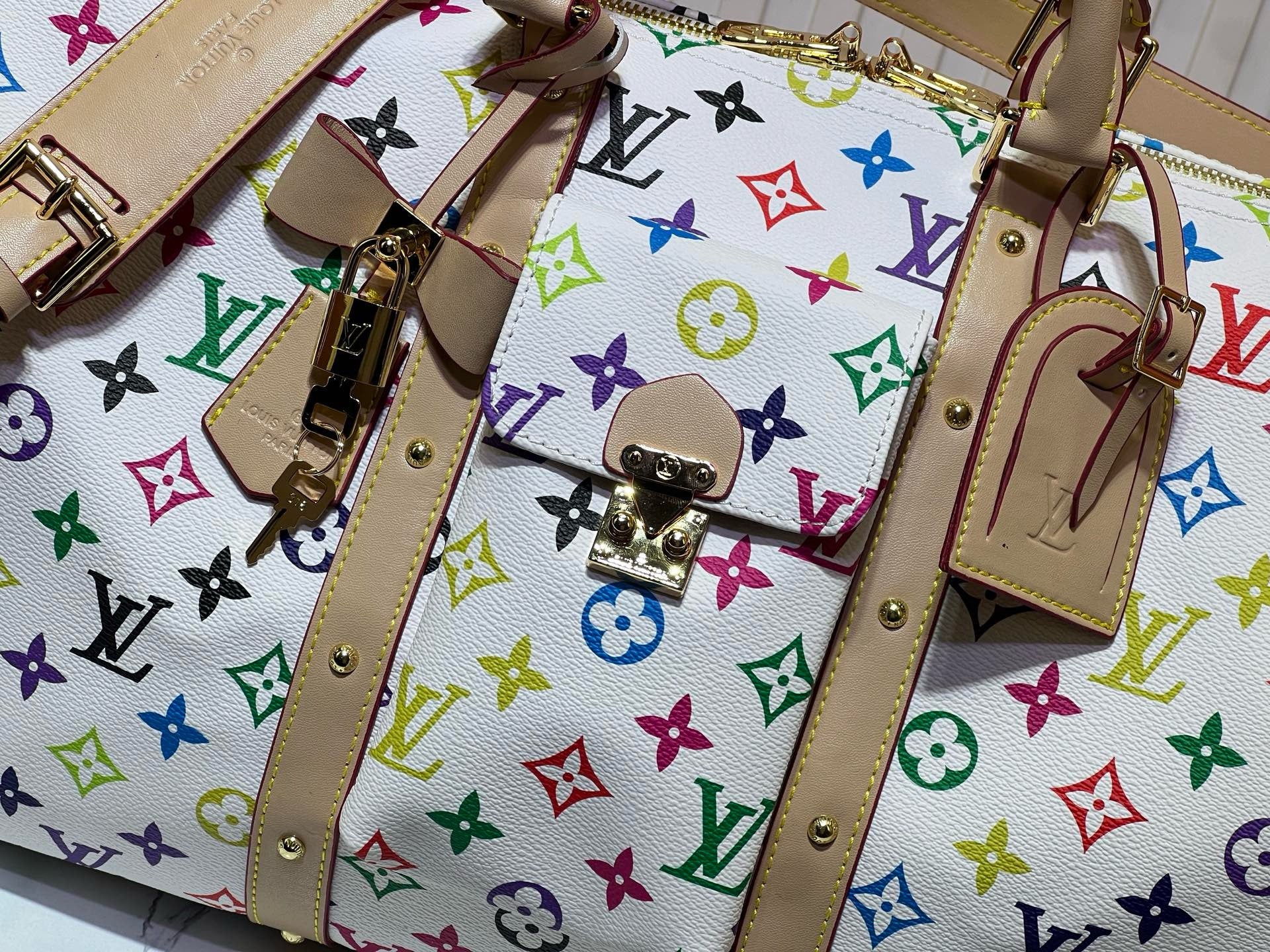 Louis Vuitton murakami travel bag