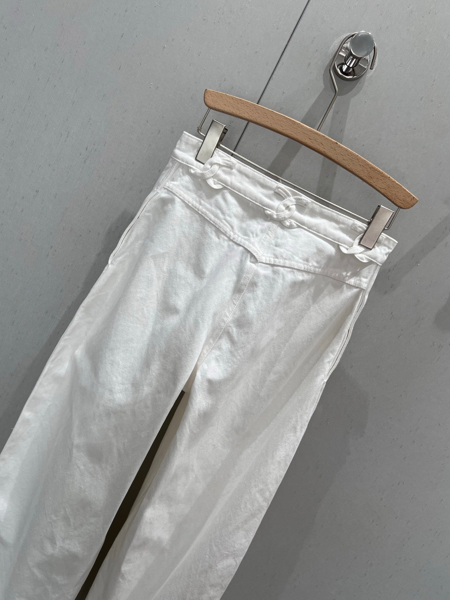 Chanel white jeans