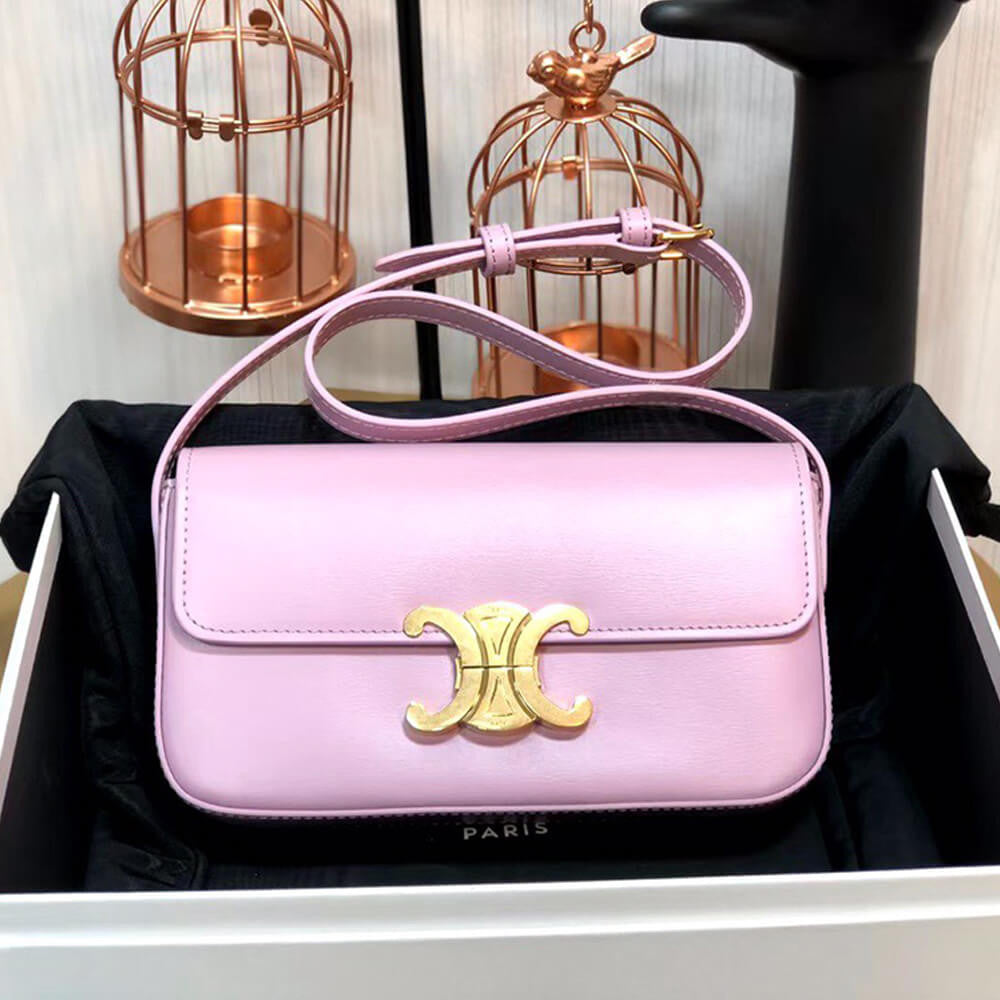 Celine Triomphe Bag In Rose
