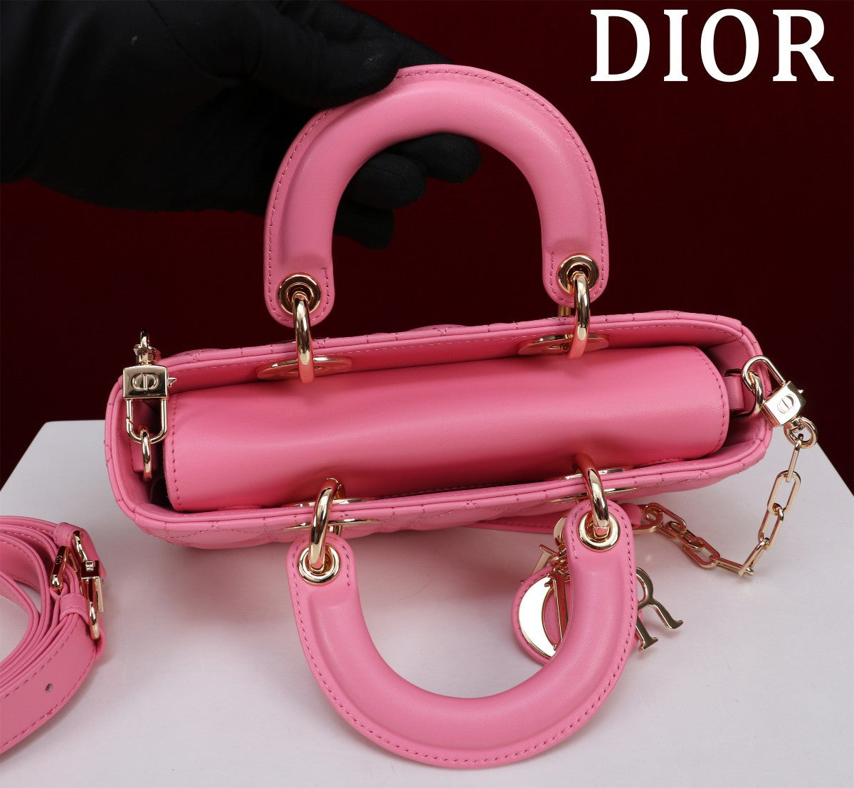 Dior Lady pink bag