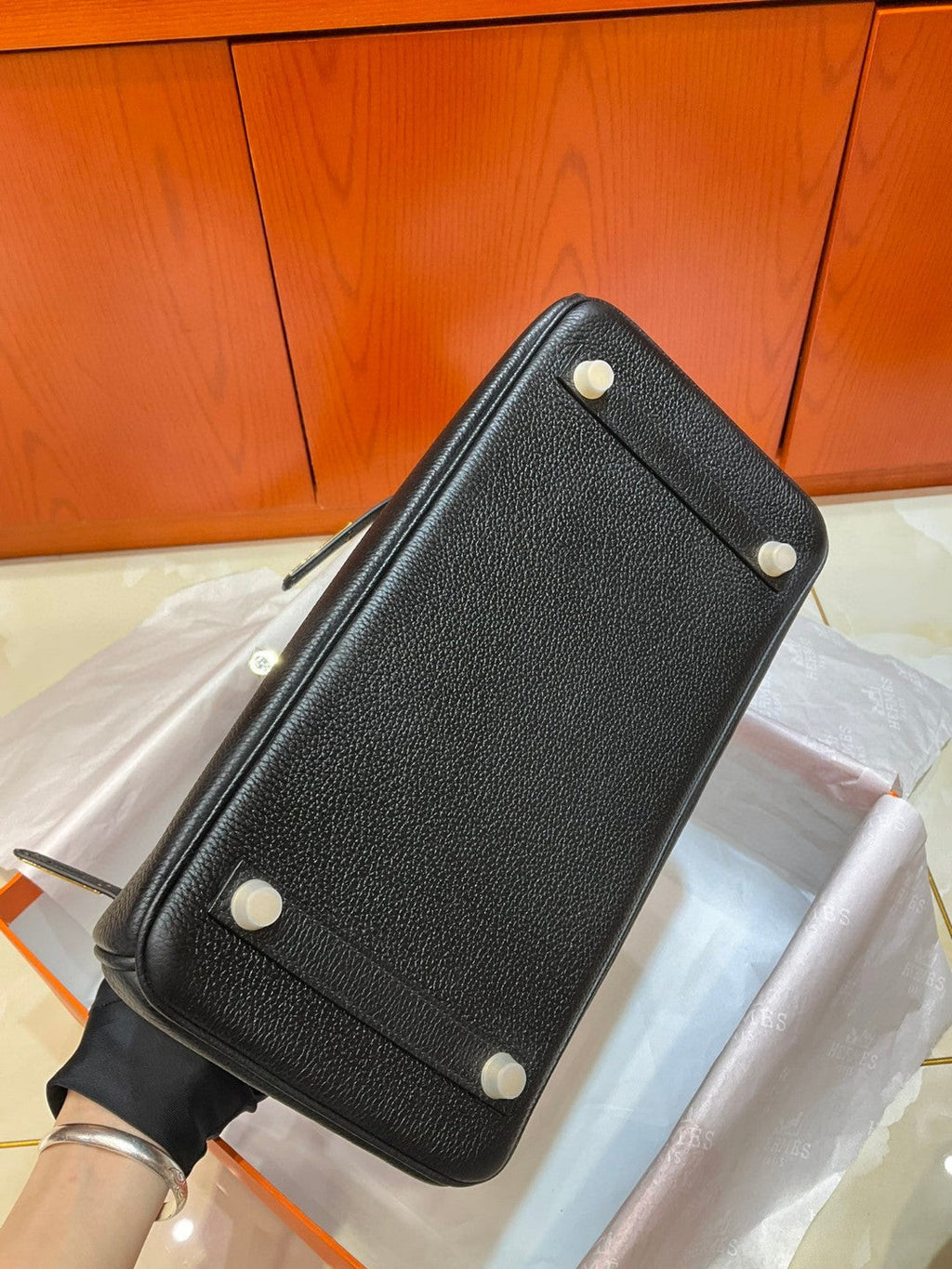 Hermes Togo Birkin Negru