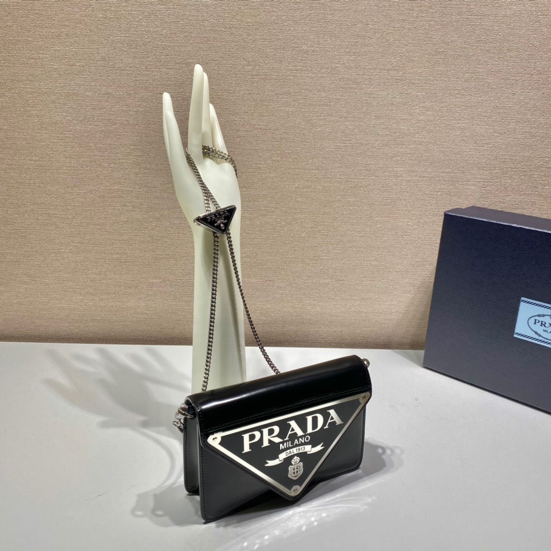 Prada Triangle-plaque Bag